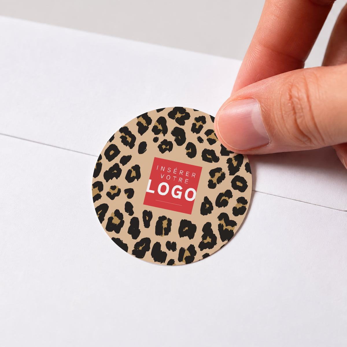 Jungle chic | Vœux professionnels • Sticker • Rond photo N° 1