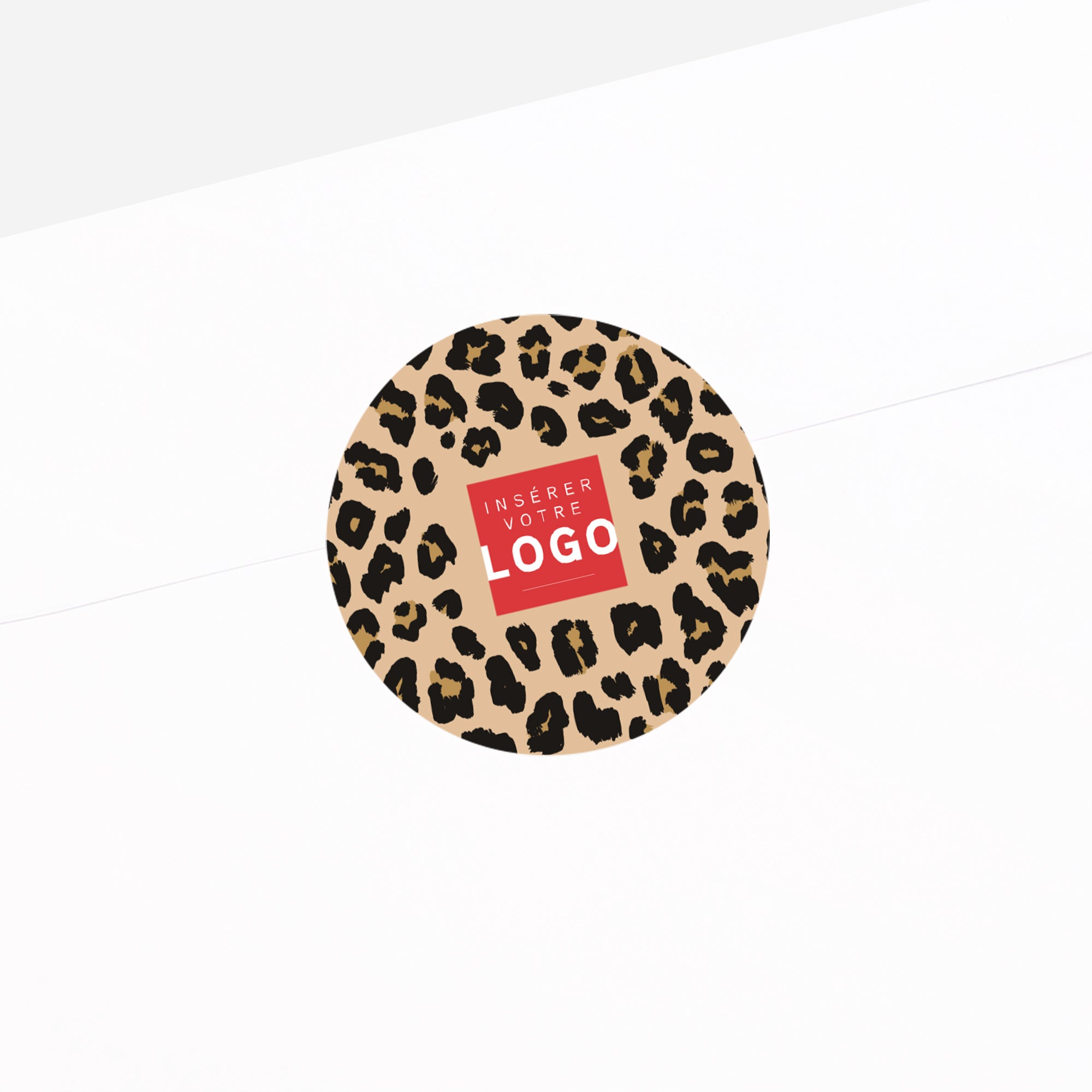 Jungle chic | Vœux professionnels • Sticker • Rond photo N° 2
