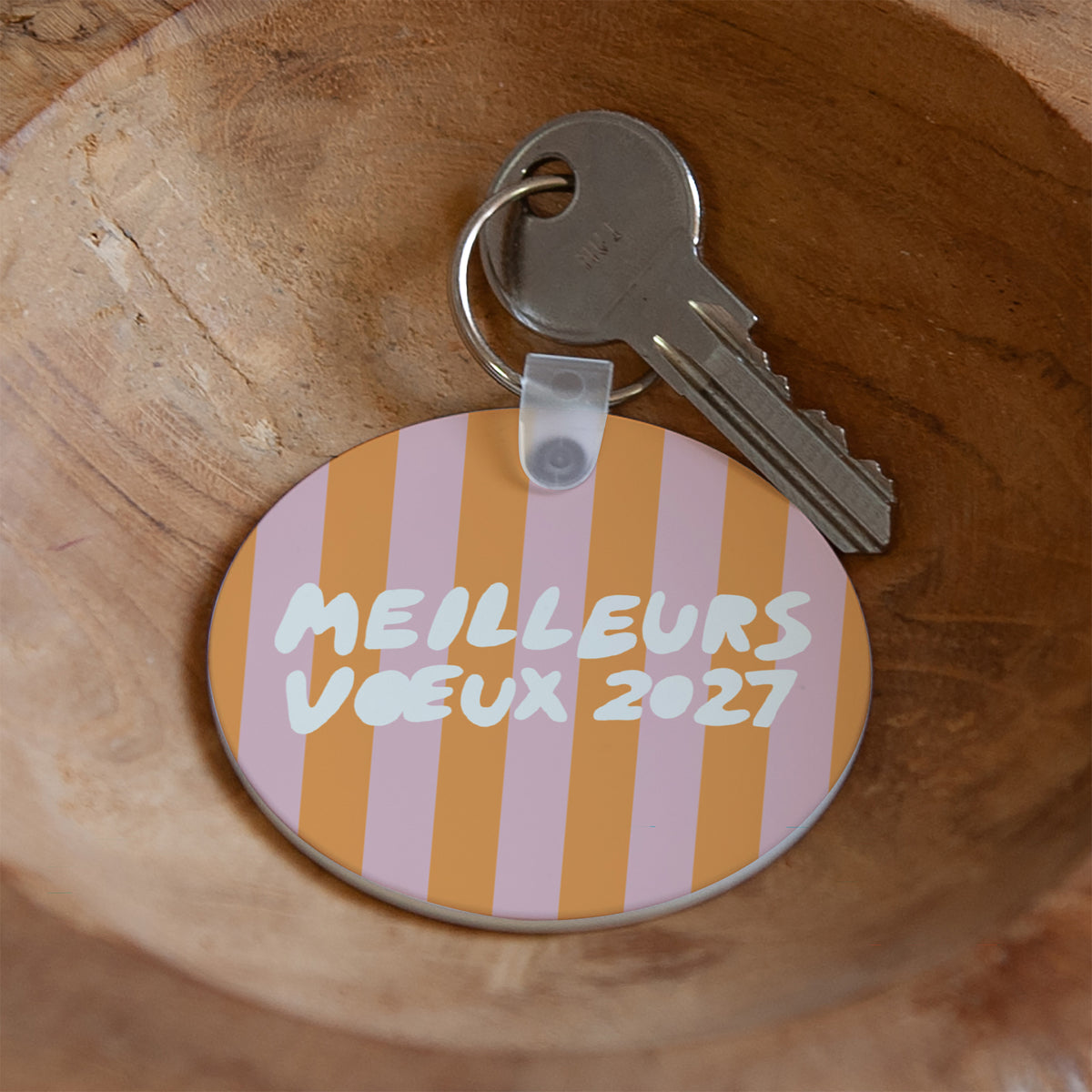 Vœux vitaminés | Cadeau entreprise • Porte-clés • Rond photo N° 2