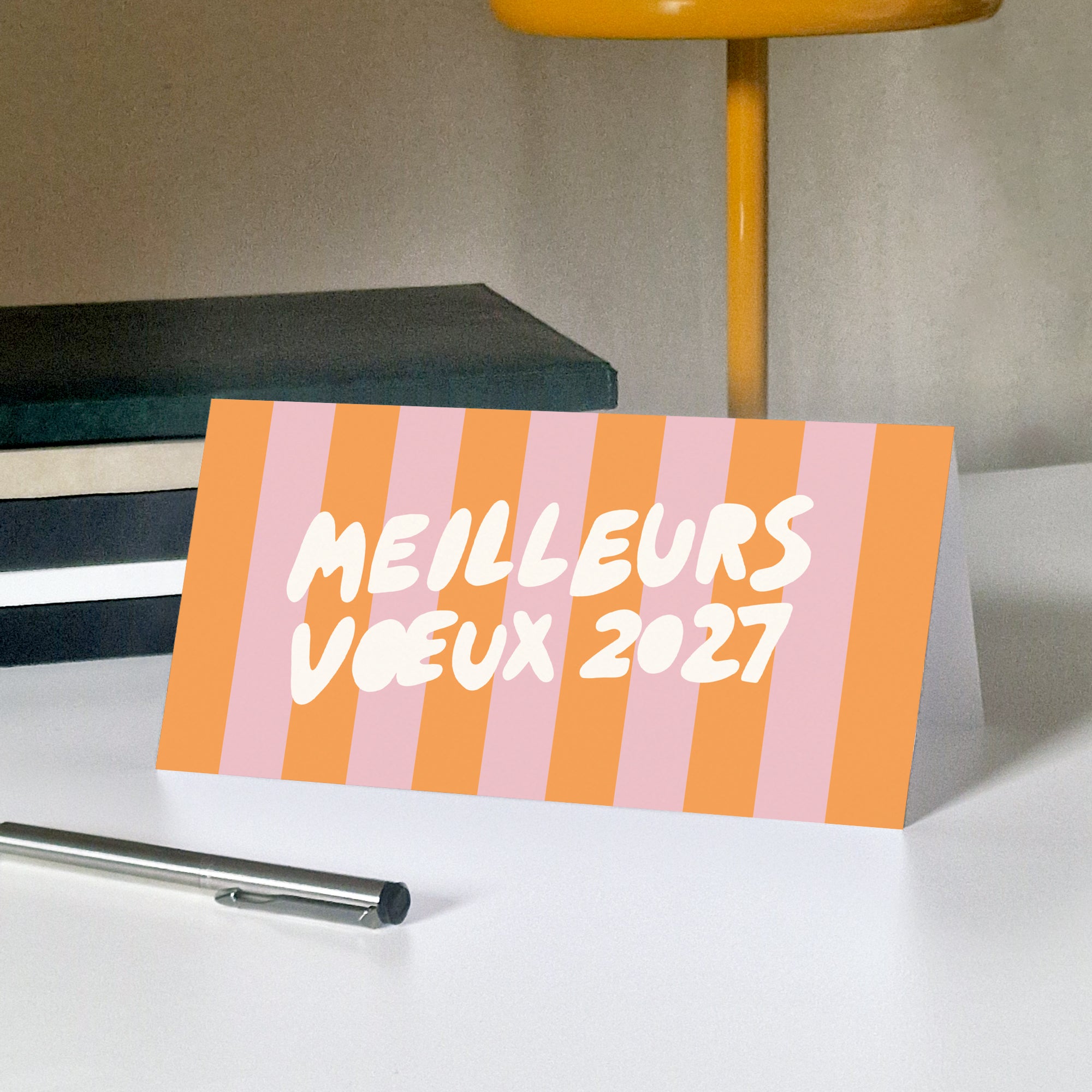 Vœux vitaminés | Vœux professionnels • Carte de voeux • Rectangle double photo N° 5