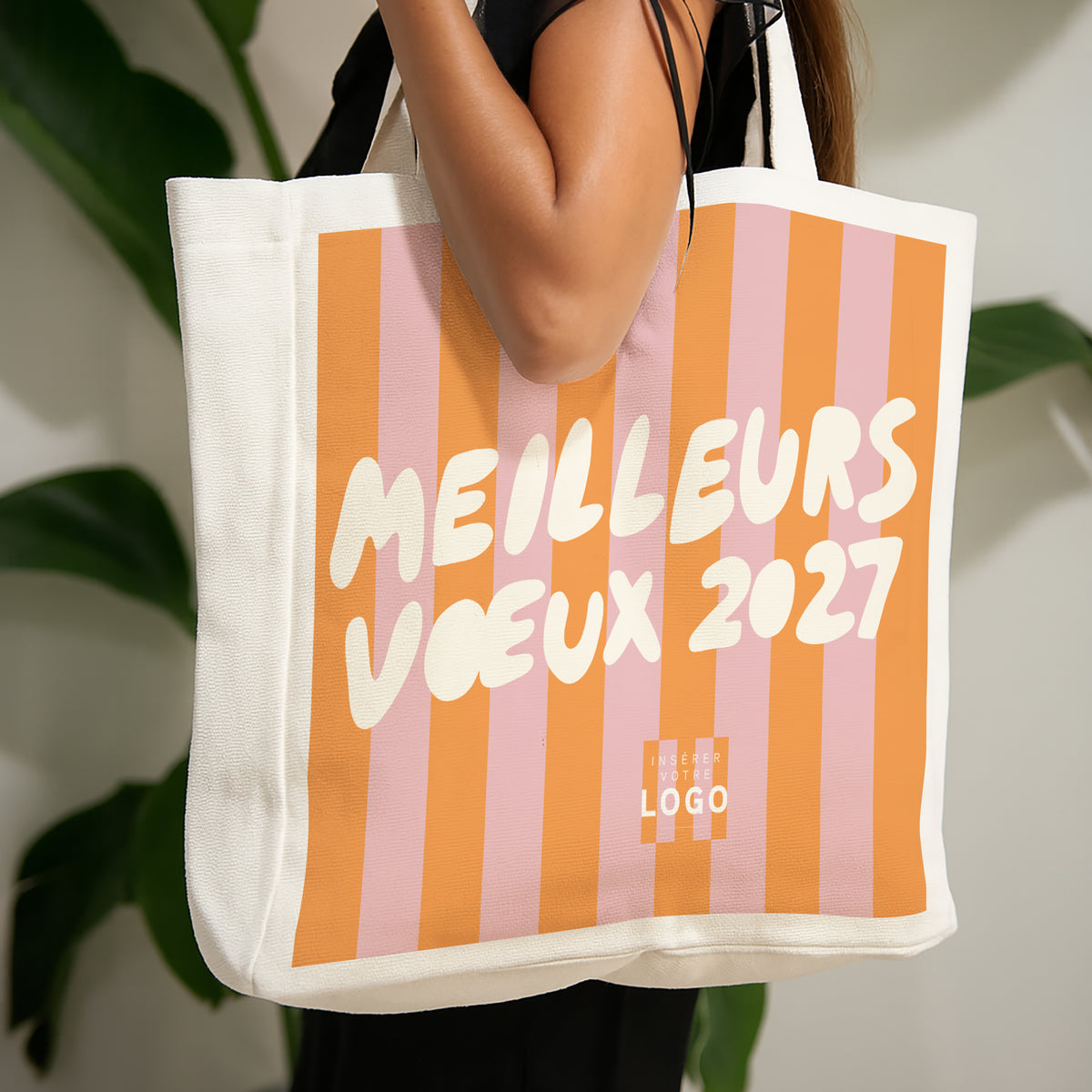 Vœux vitaminés | Cadeau entreprise • Tote bag • 37,5 x 37 x 11 cm photo N° 1