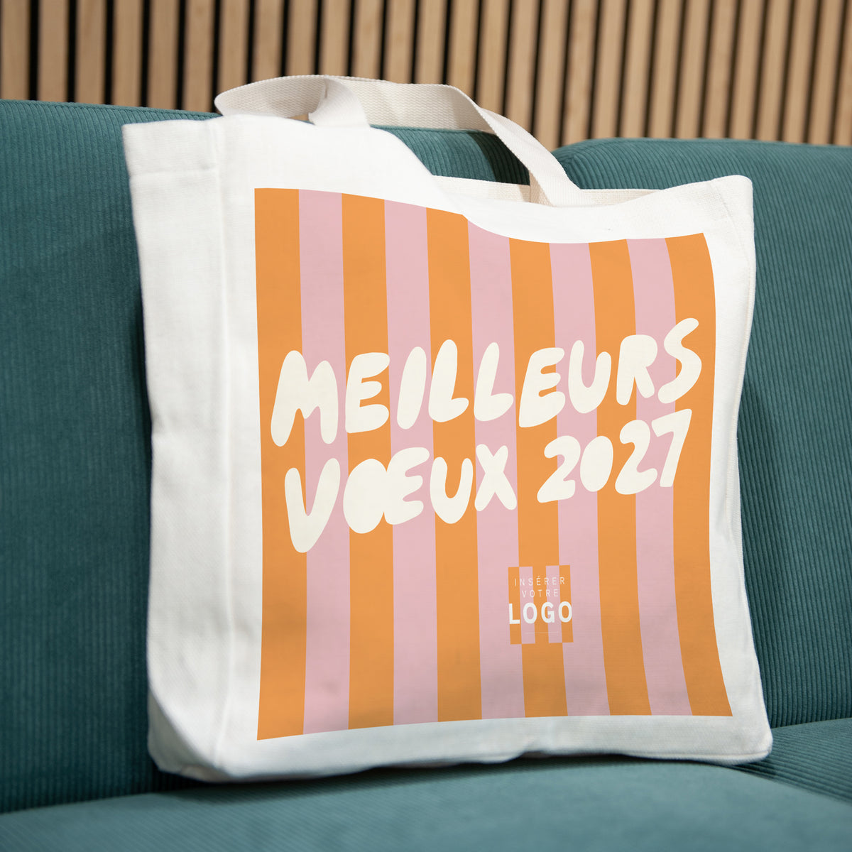 Vœux vitaminés | Cadeau entreprise • Tote bag • 37,5 x 37 x 11 cm photo N° 2
