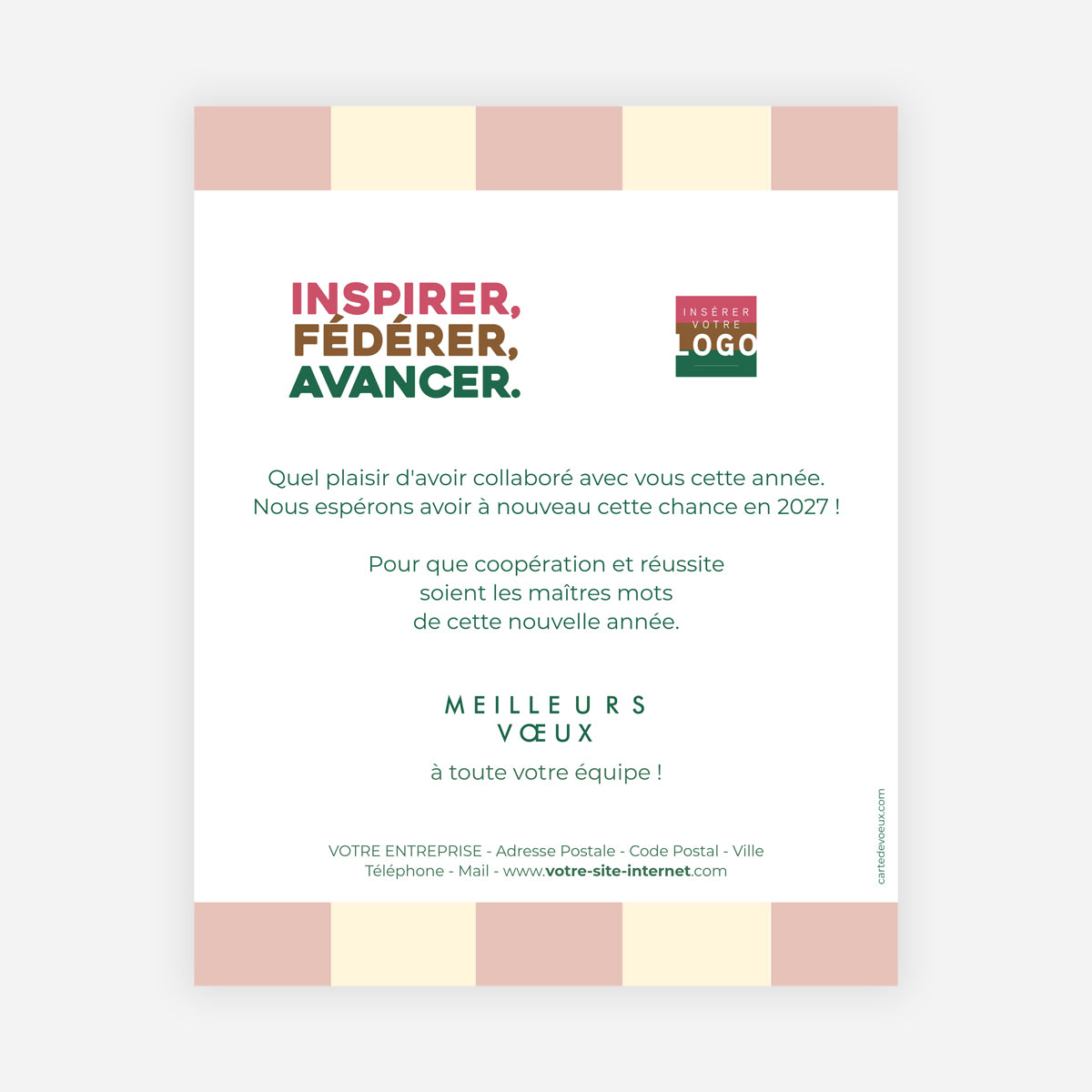 Inspirer l’Avenir | Vœux professionnels • Carte virtuelle • eCard Image photo N° 1