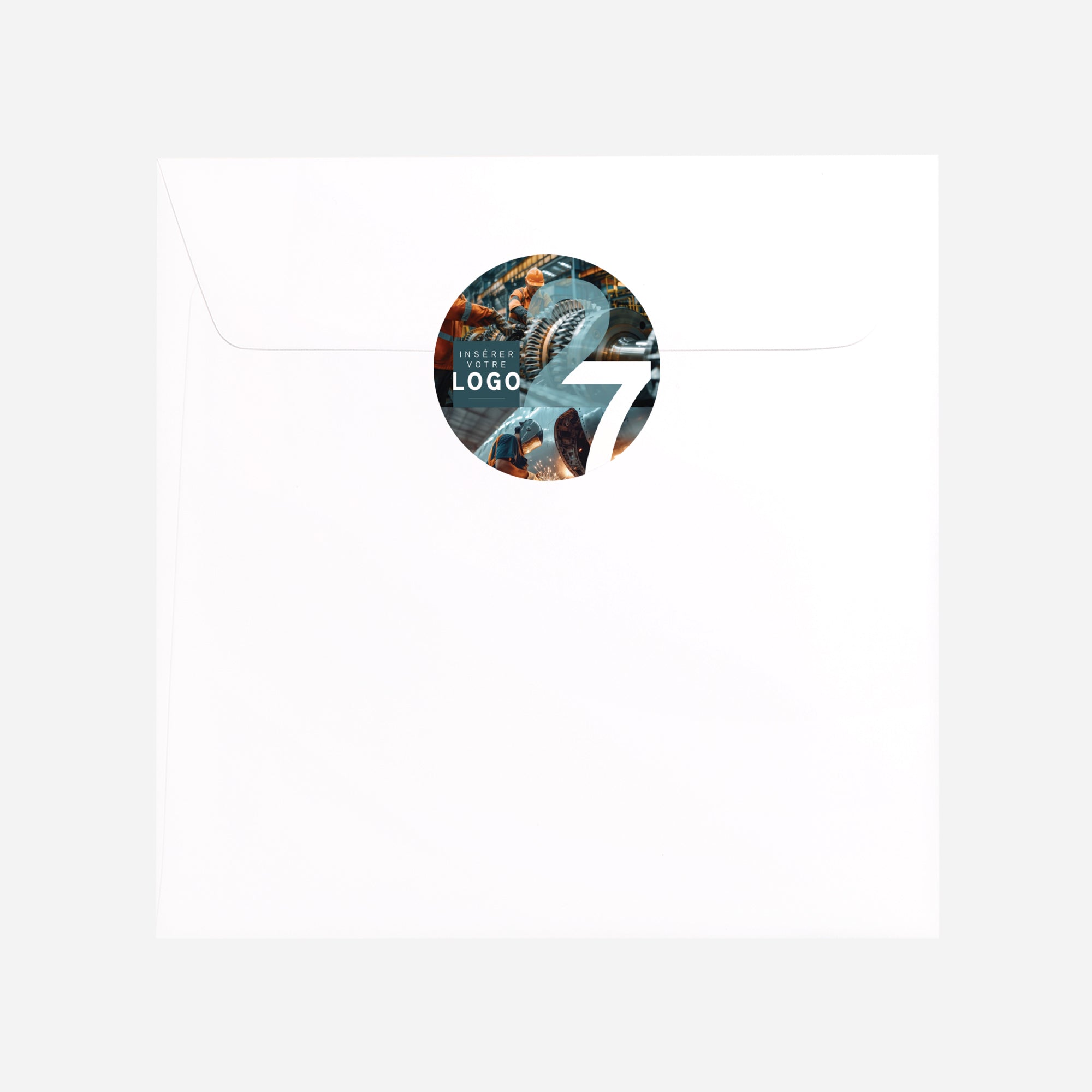 Un même horizon | Vœux professionnels • Sticker • Rond photo N° 3