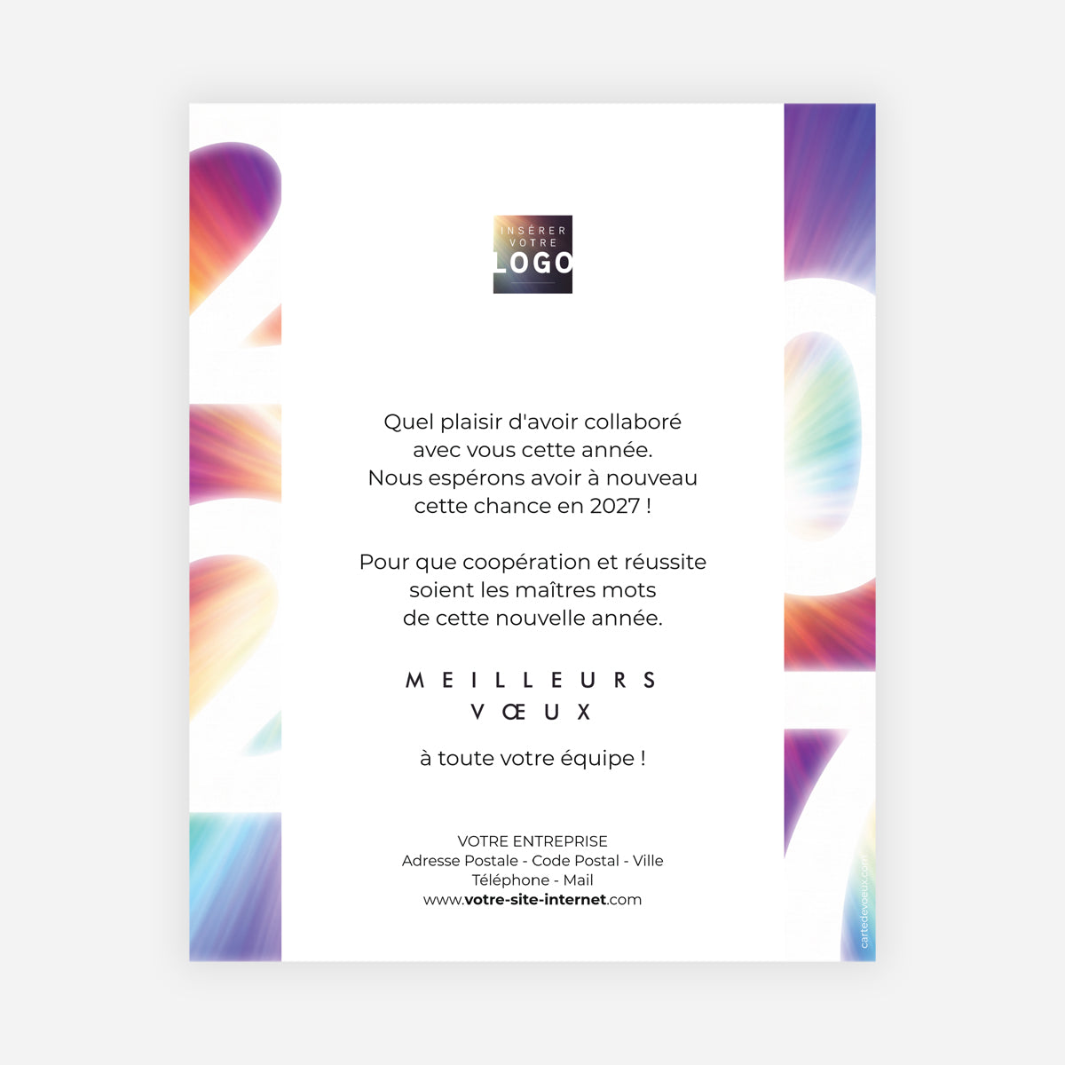 Horizon Lumineux | Vœux professionnels • Carte virtuelle • eCard Image photo N° 1