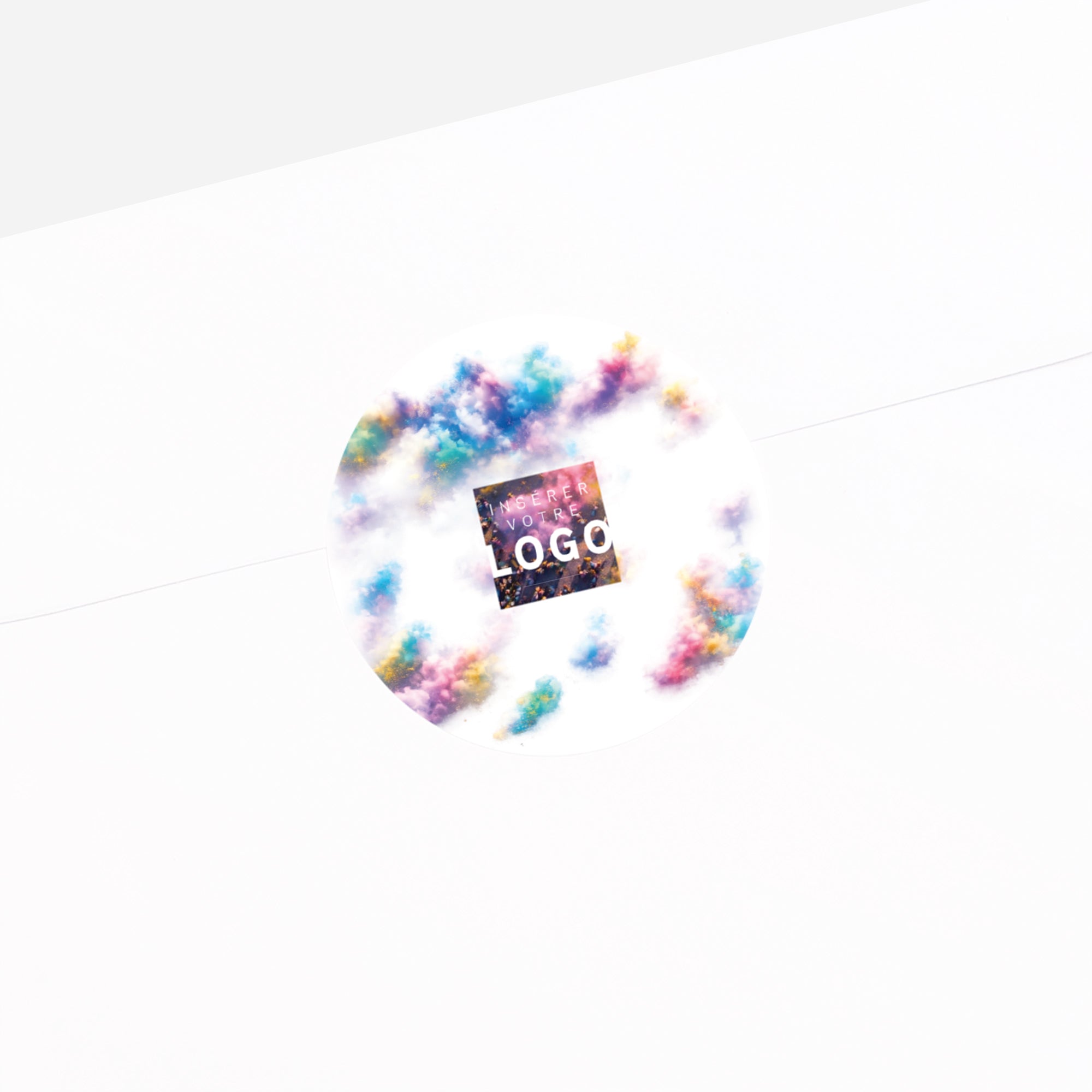 Ensemble en Couleurs | Vœux professionnels • Sticker • Rond photo N° 2