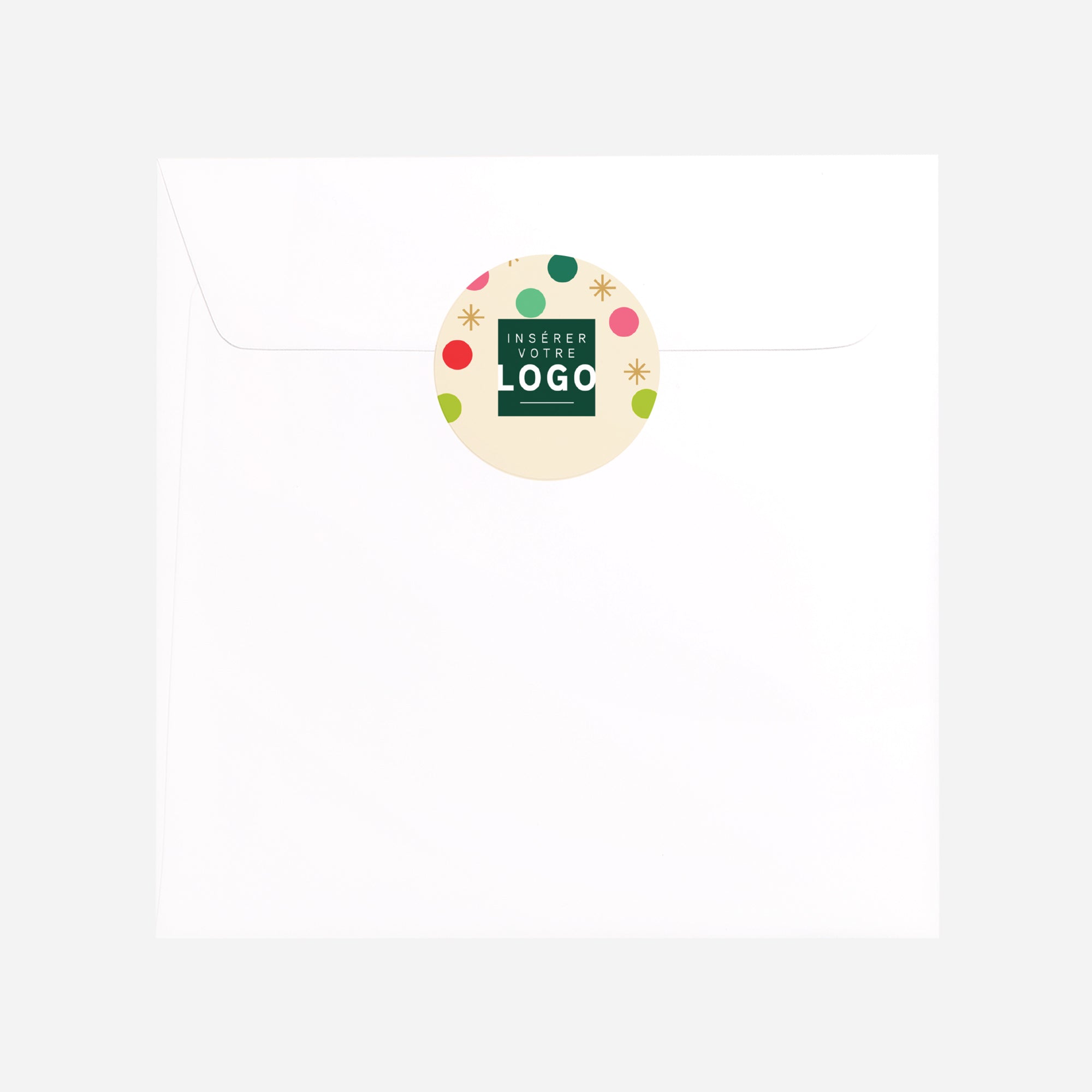 Confettis de Vœux | Vœux professionnels • Sticker • Rond photo N° 3