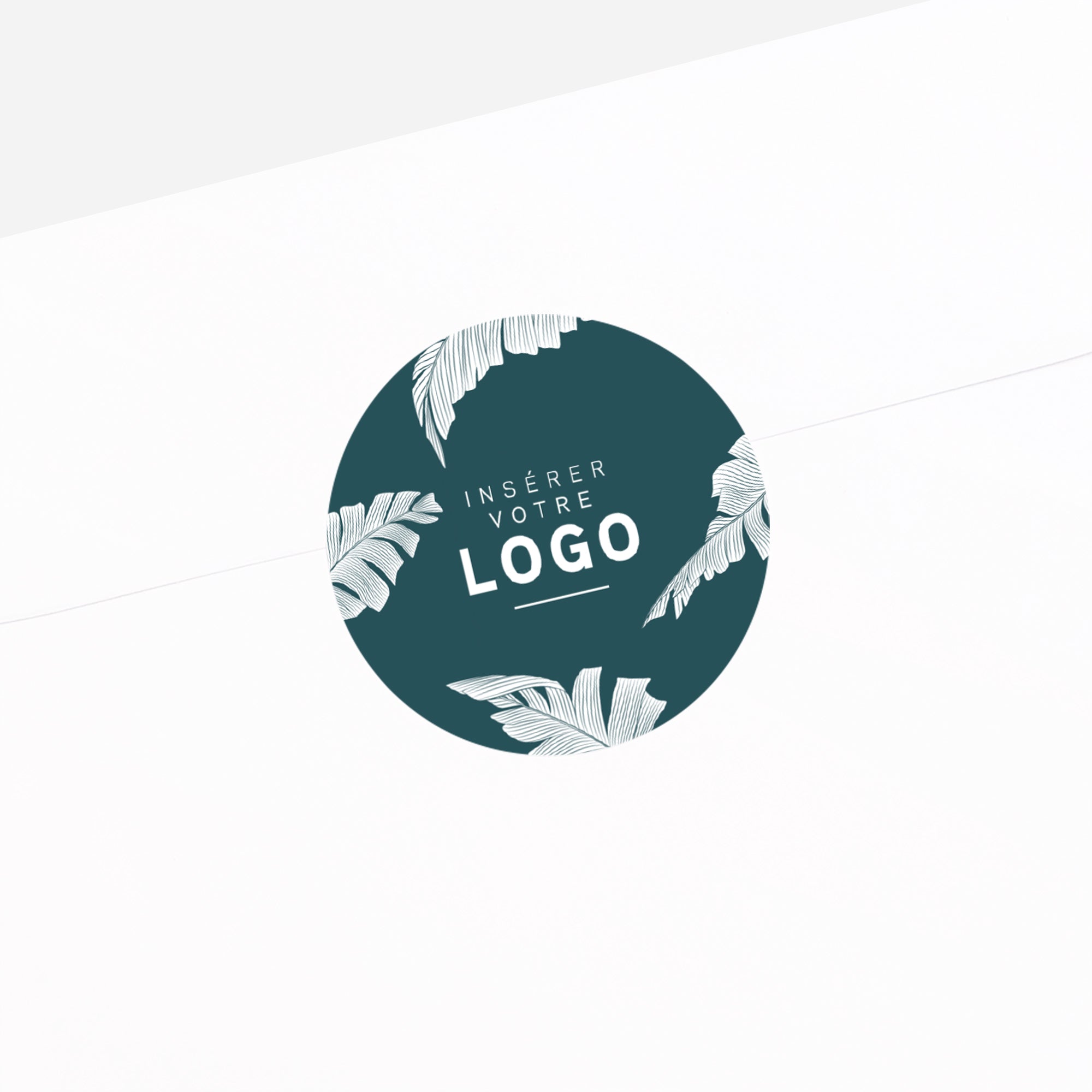 Horizon Végétal | Vœux professionnels • Sticker • Rond photo N° 2