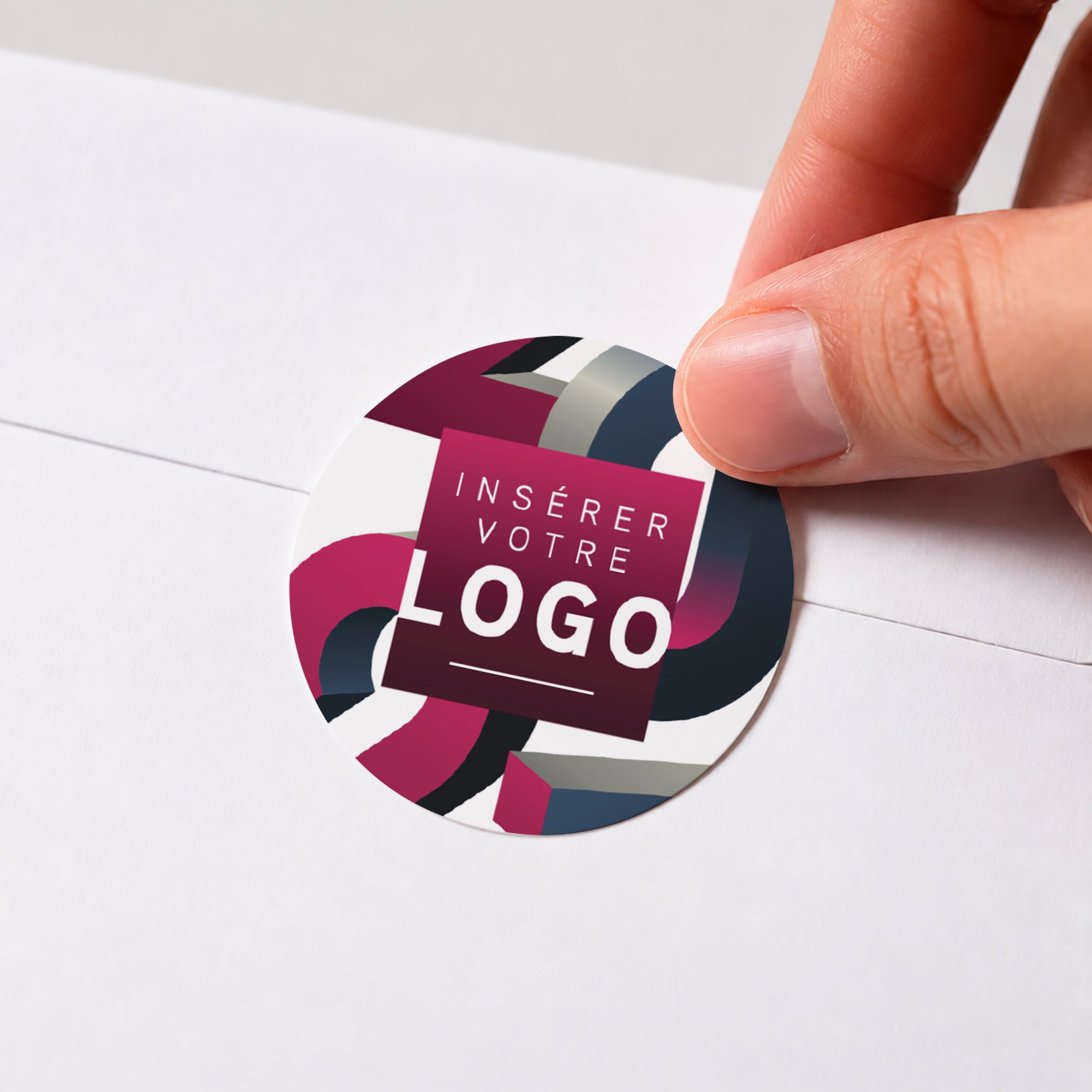Allure 3D | Vœux professionnels • Sticker • Rond photo N° 1