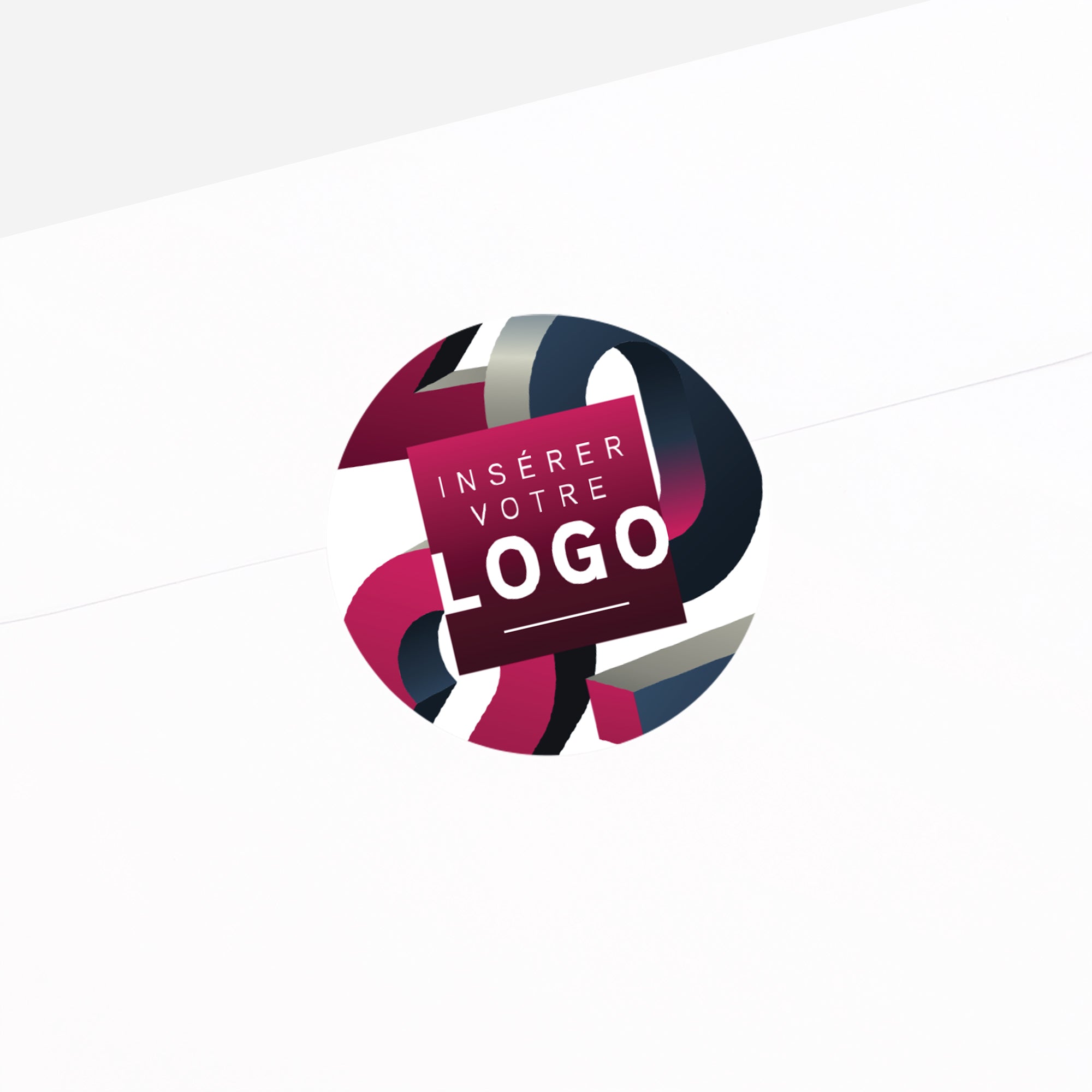 Allure 3D | Vœux professionnels • Sticker • Rond photo N° 2