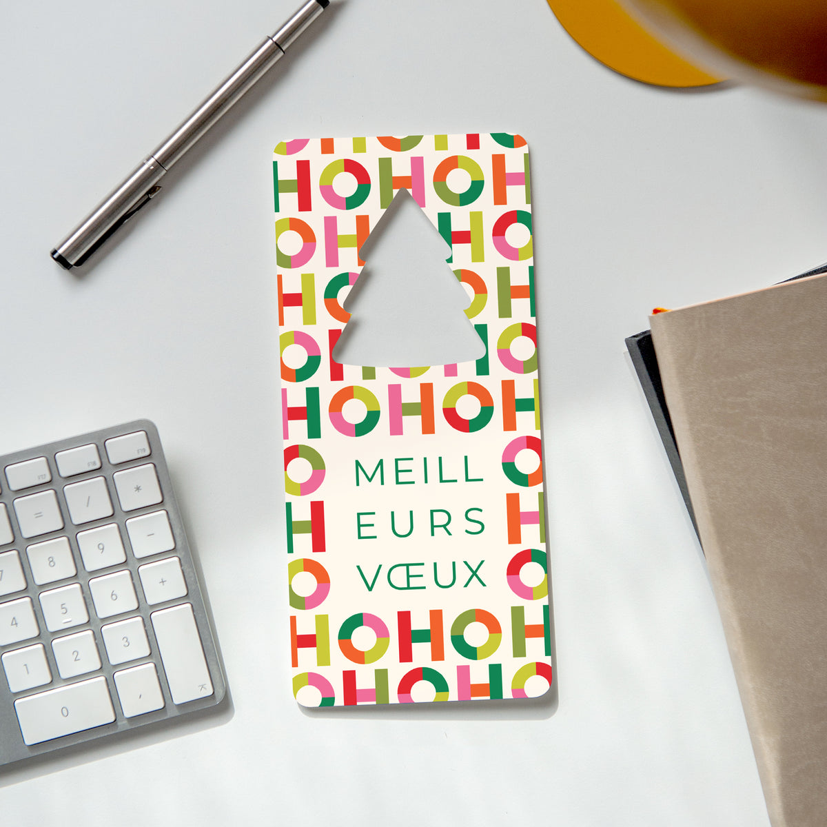 Typo Pop | Vœux professionnels • Carte de voeux • Sapin découpé photo N° 4