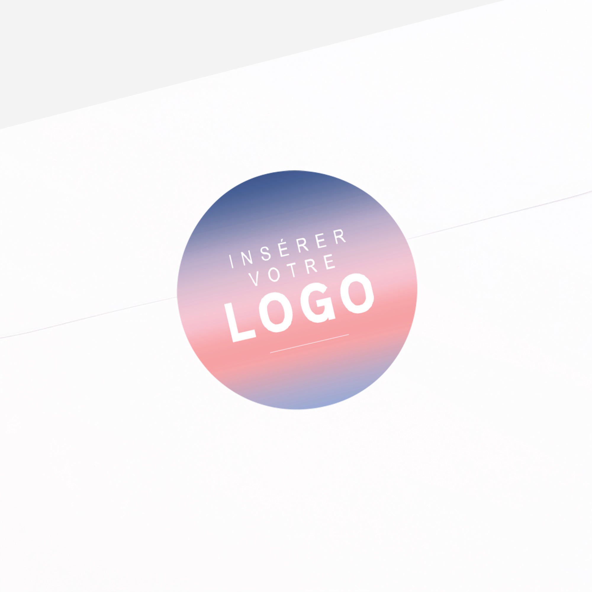 L’Instant Horizon | Vœux professionnels • Sticker • Rond photo N° 2