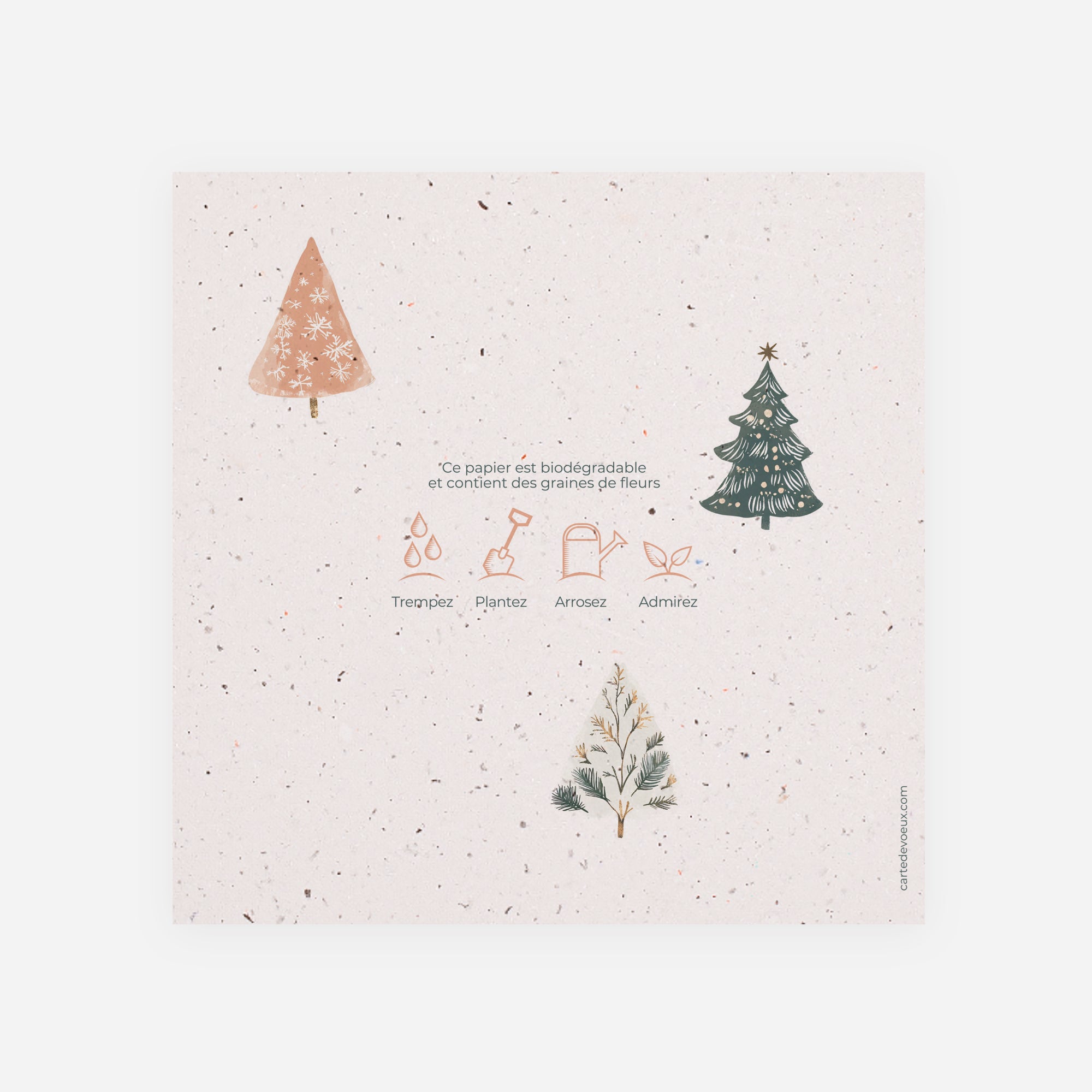 Harmonie des Sapins | Vœux professionnels • Carte de voeux • ${format} photo N° 3