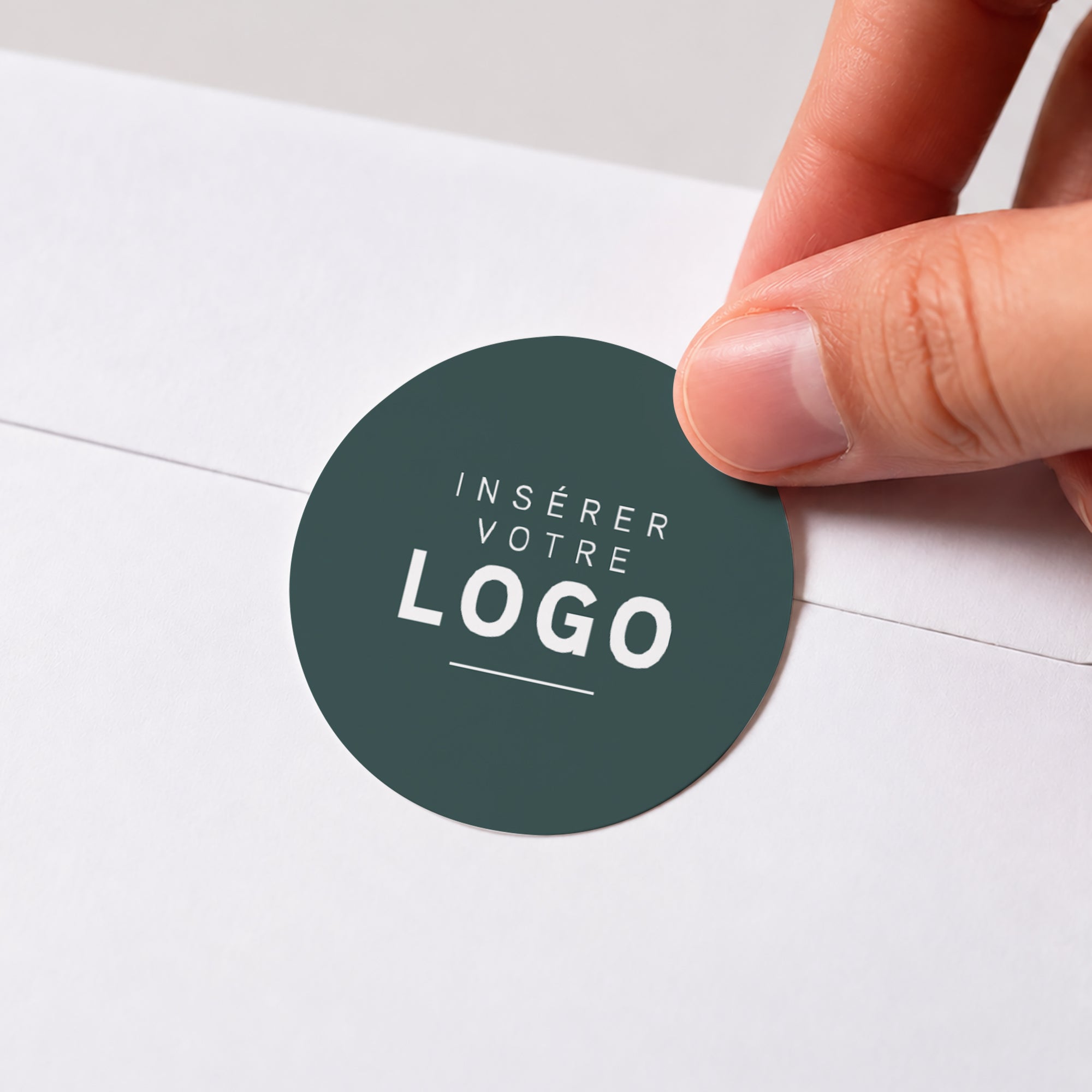 Harmonie des Sapins | Vœux professionnels • Sticker • Rond photo N° 1