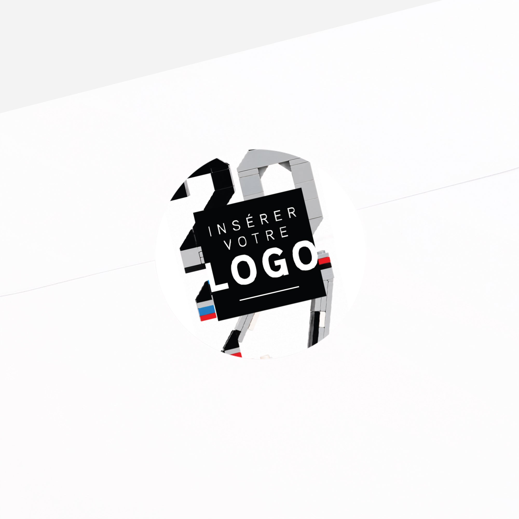 Pièce par Pièce | Vœux professionnels • Sticker • Rond photo N° 2
