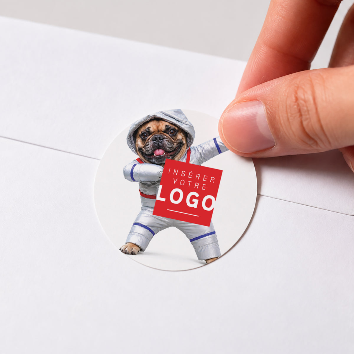 Toujours Plus Haut | Vœux professionnels • Sticker • Rond photo N° 1