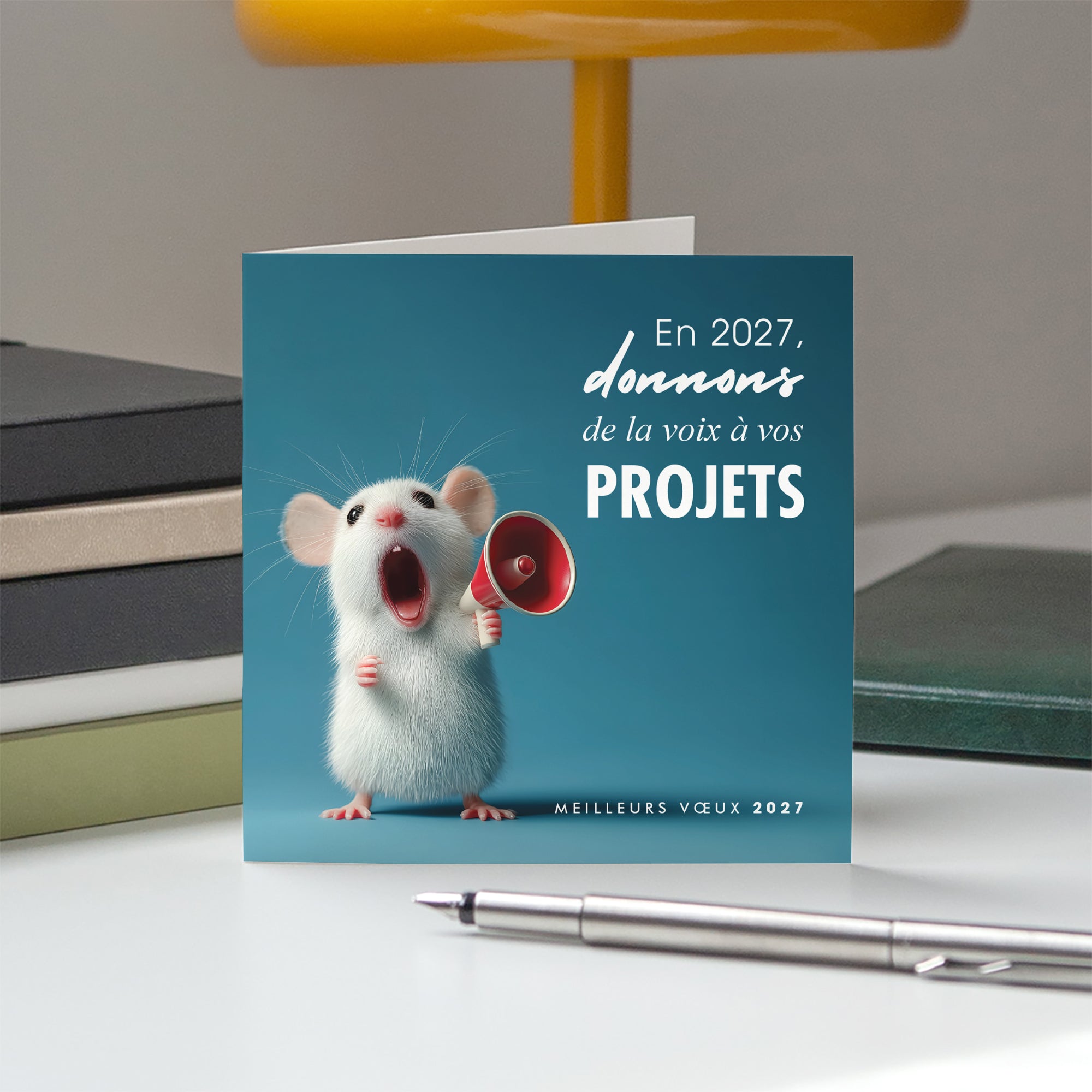Porte-Voix | Vœux professionnels • Carte de voeux • Carré double photo N° 5