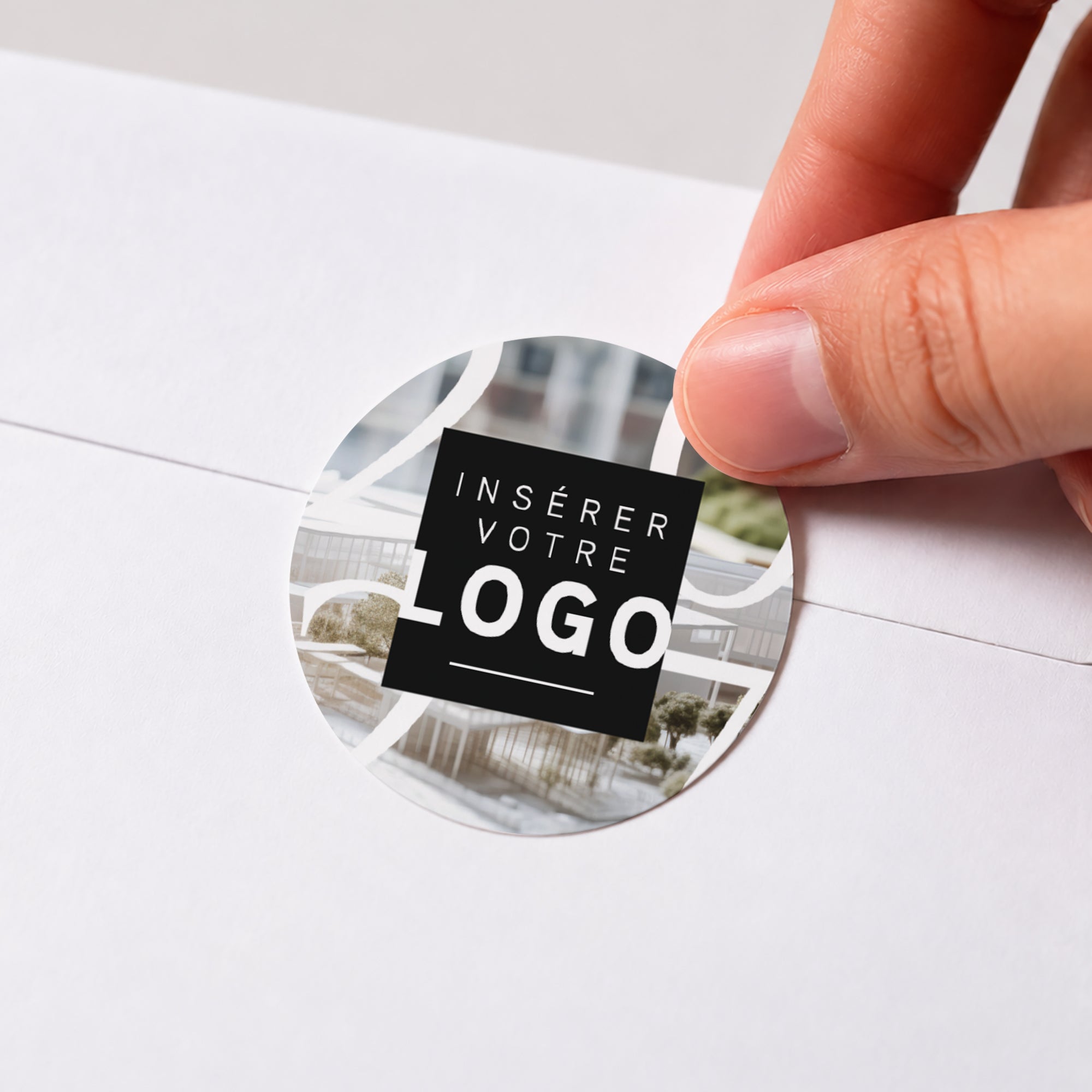 Concevoir l’Avenir | Vœux professionnels • Sticker • Rond photo N° 1
