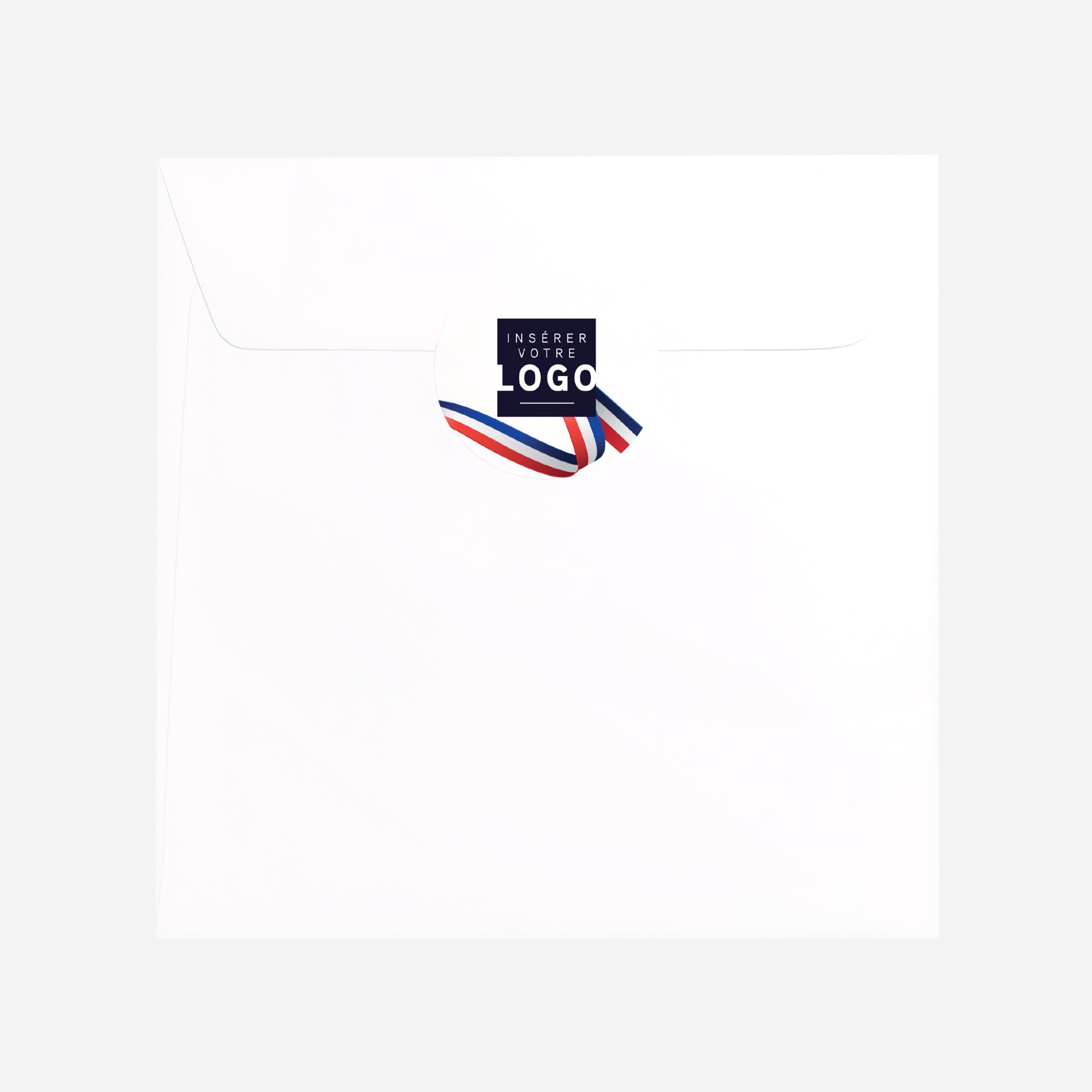 Ruban Tricolore | Vœux professionnels • Sticker • Rond photo N° 3