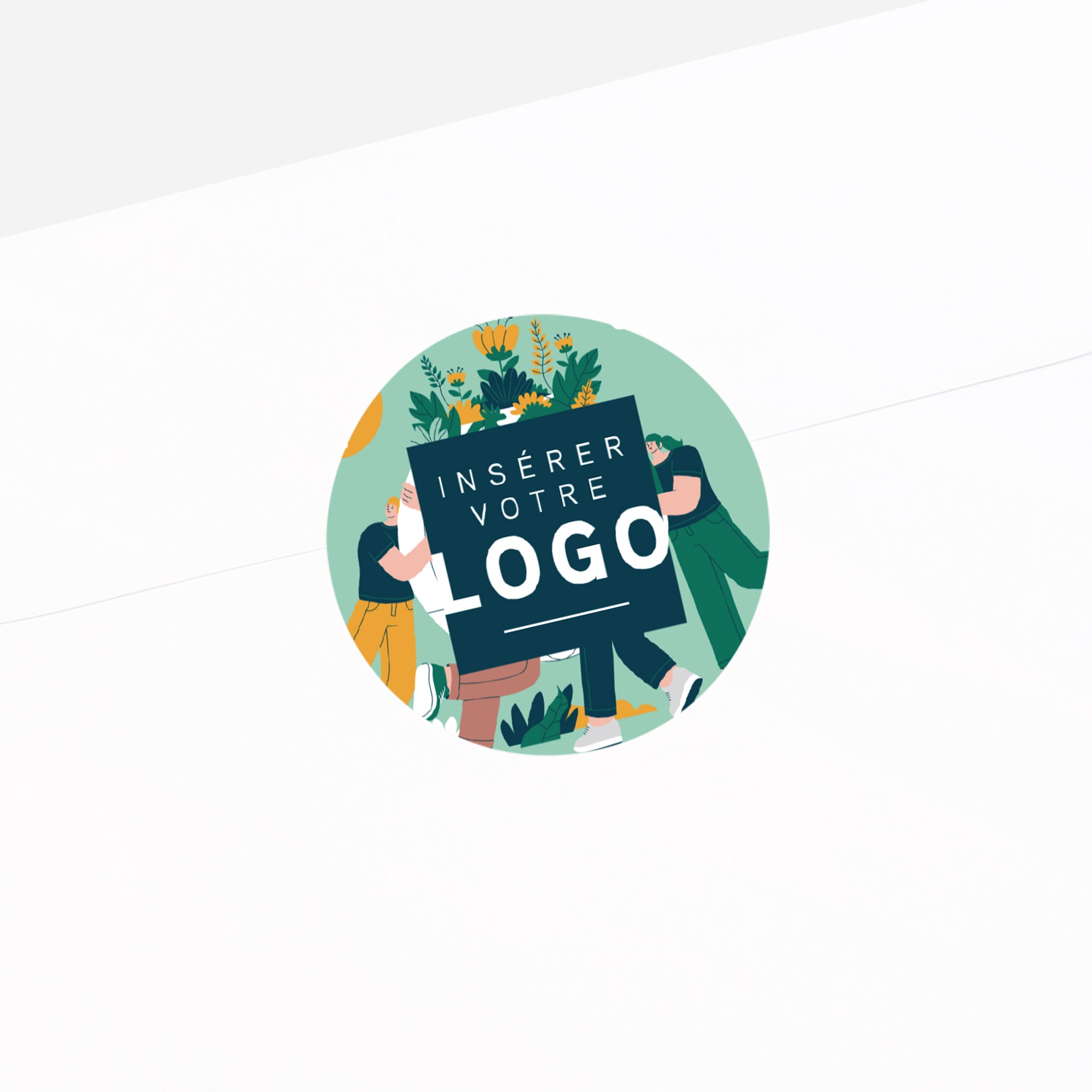 Grandir Ensemble | Vœux professionnels • Sticker • Rond photo N° 2
