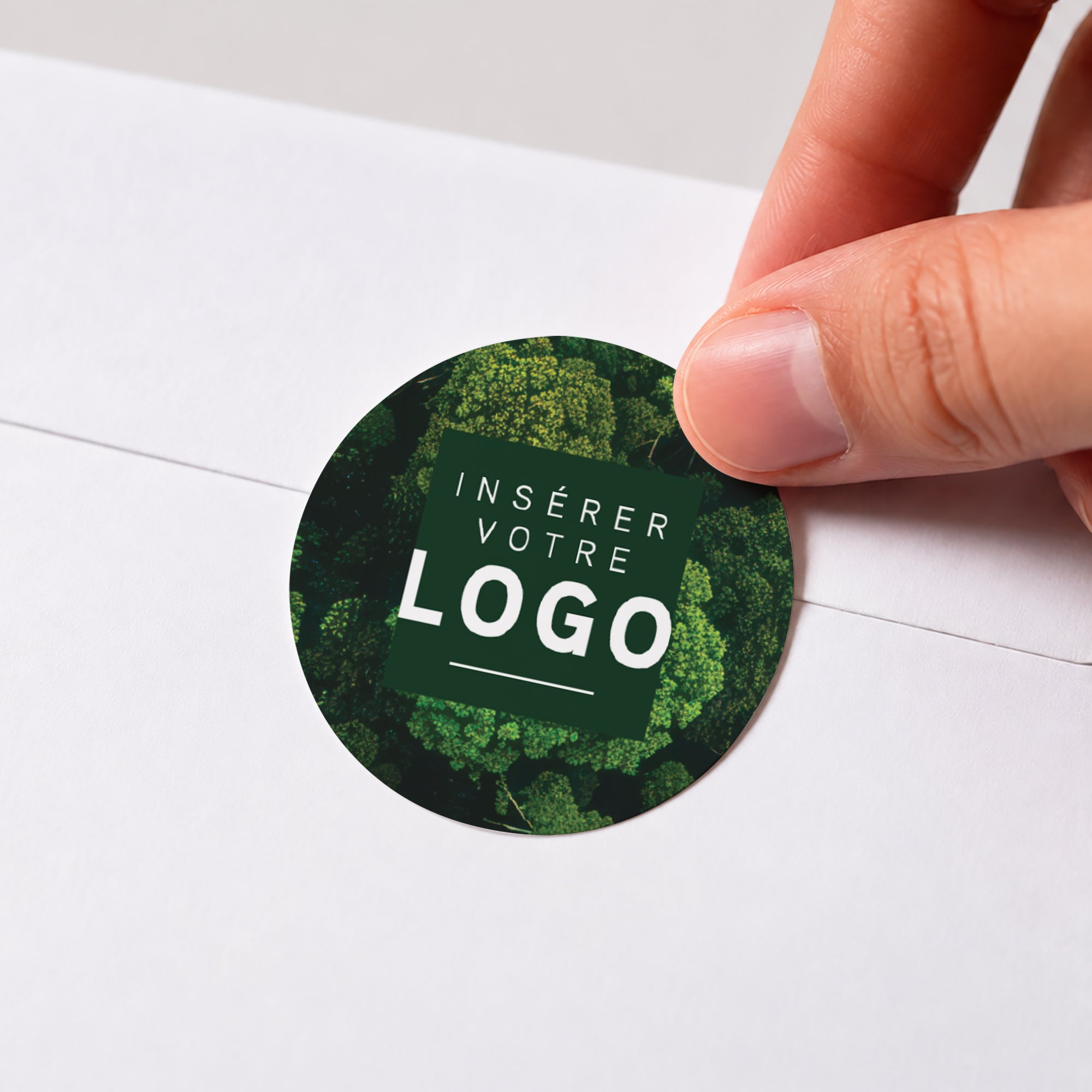 Empreinte Positive | Vœux professionnels • Sticker • Rond photo N° 1