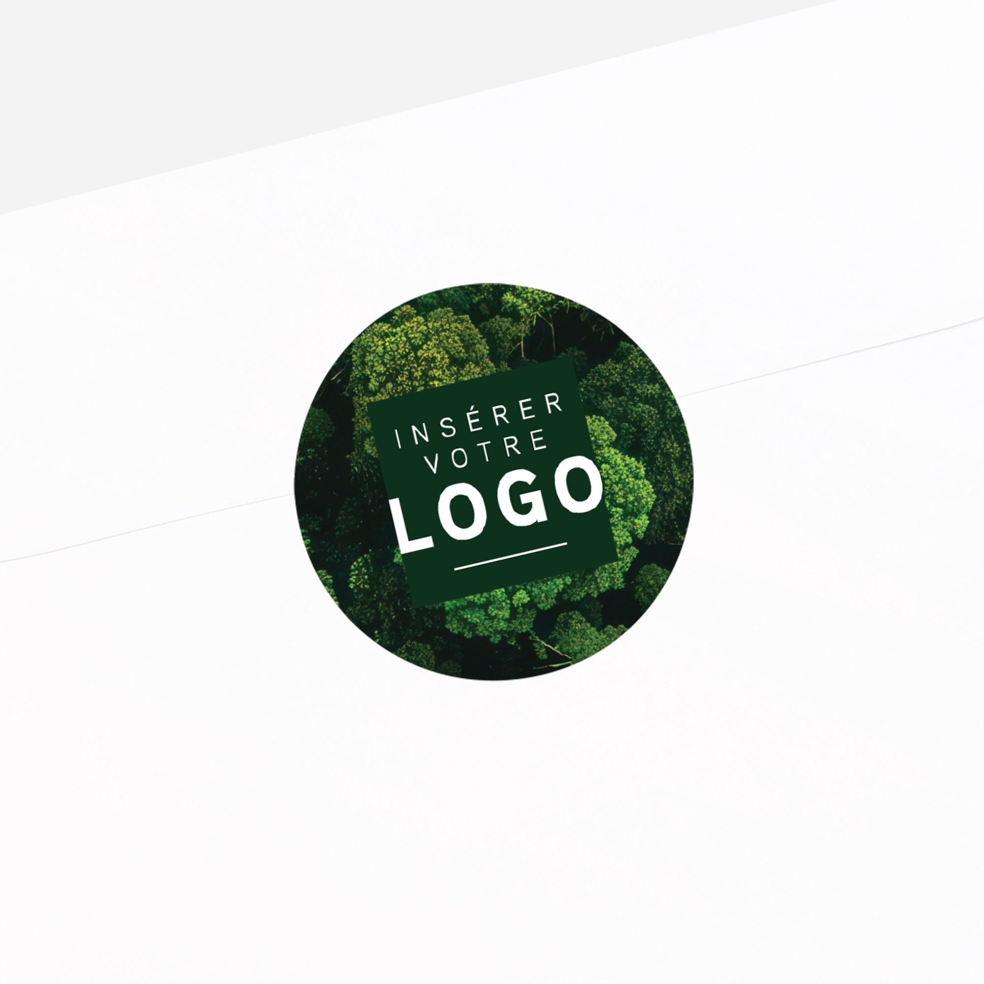 Empreinte Positive | Vœux professionnels • Sticker • Rond photo N° 2