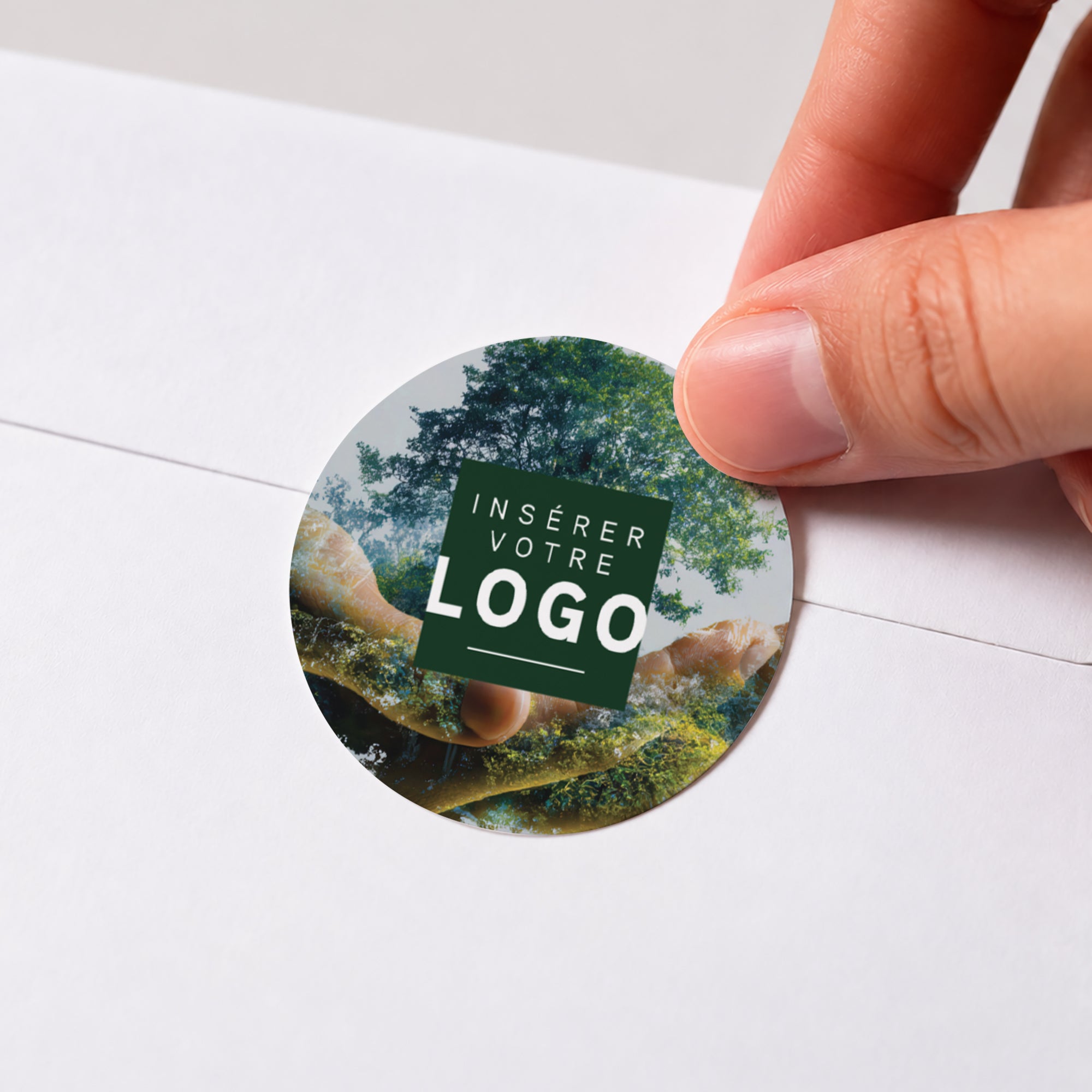 Héritage Durable | Vœux professionnels • Sticker • Rond photo N° 1