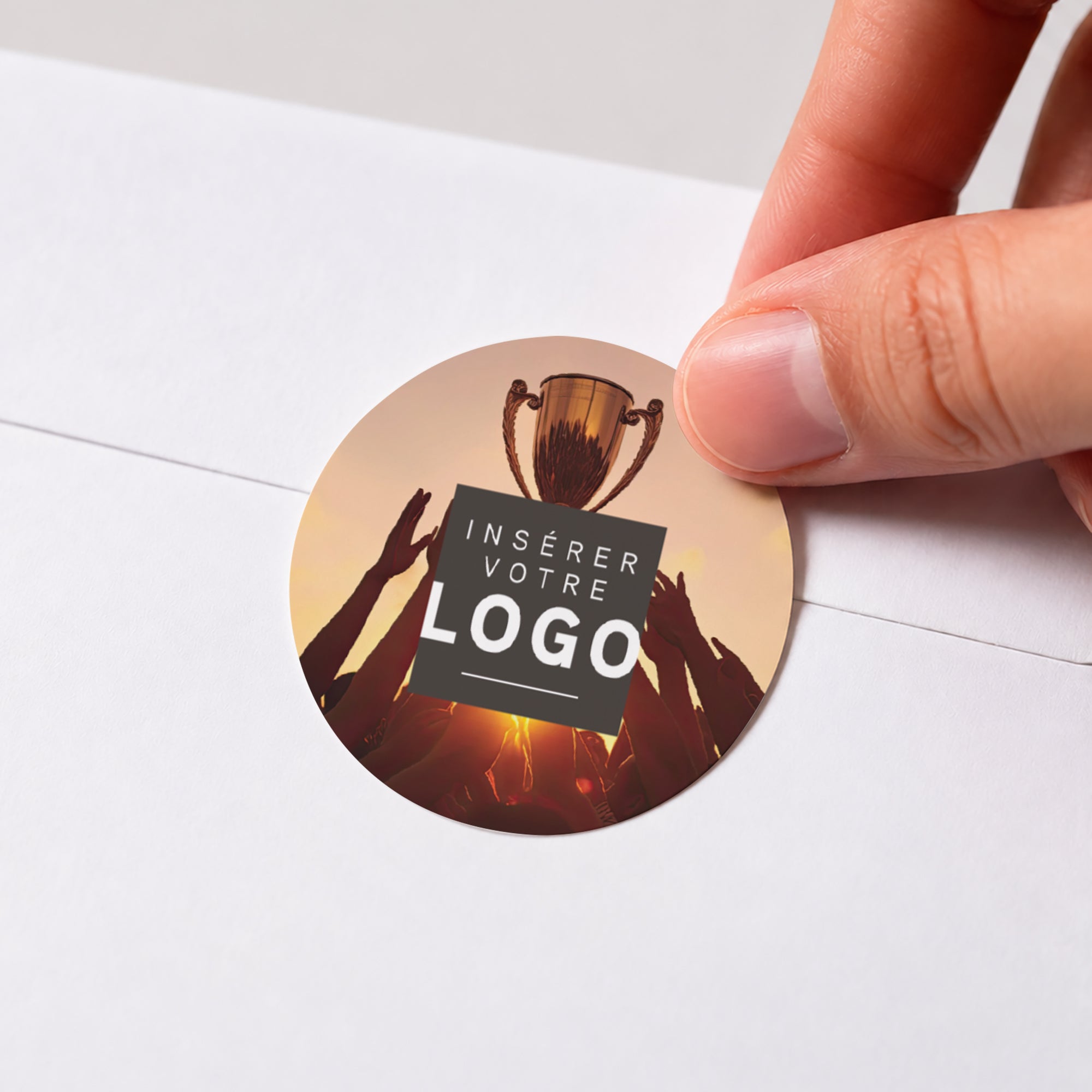 Succès Partagés | Vœux professionnels • Sticker • Rond photo N° 1