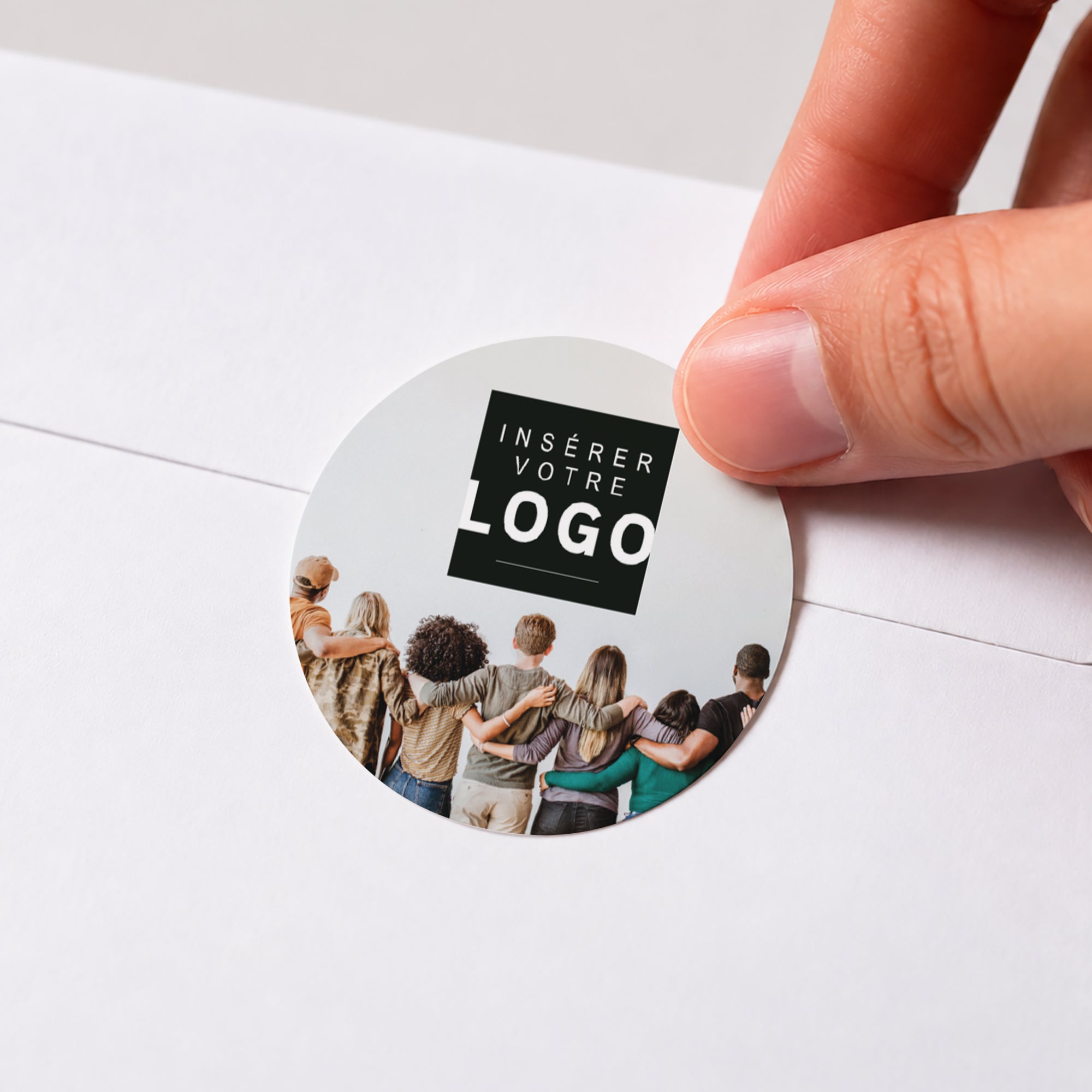 Le Lien | Vœux professionnels • Sticker • Rond photo N° 1