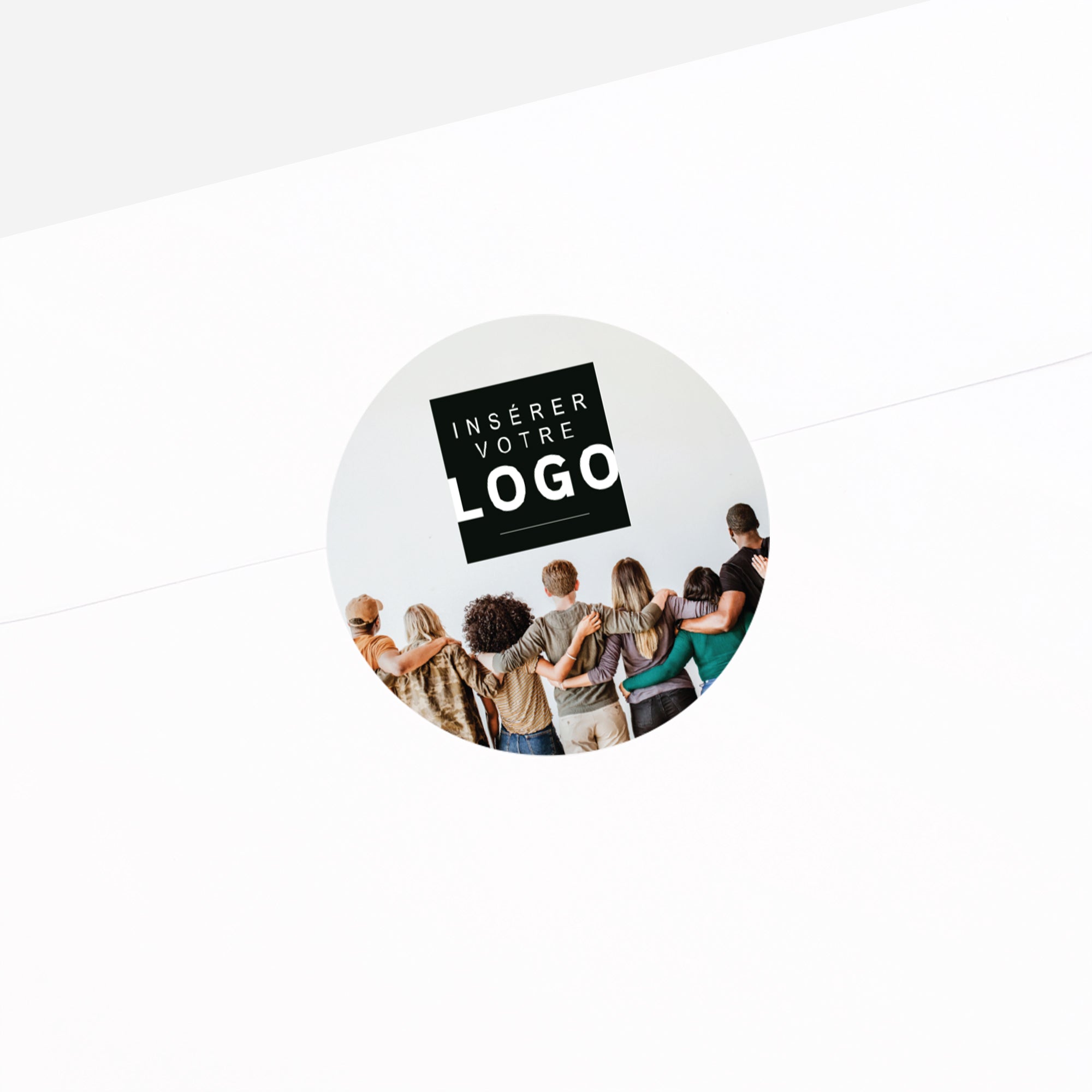 Le Lien | Vœux professionnels • Sticker • Rond photo N° 2