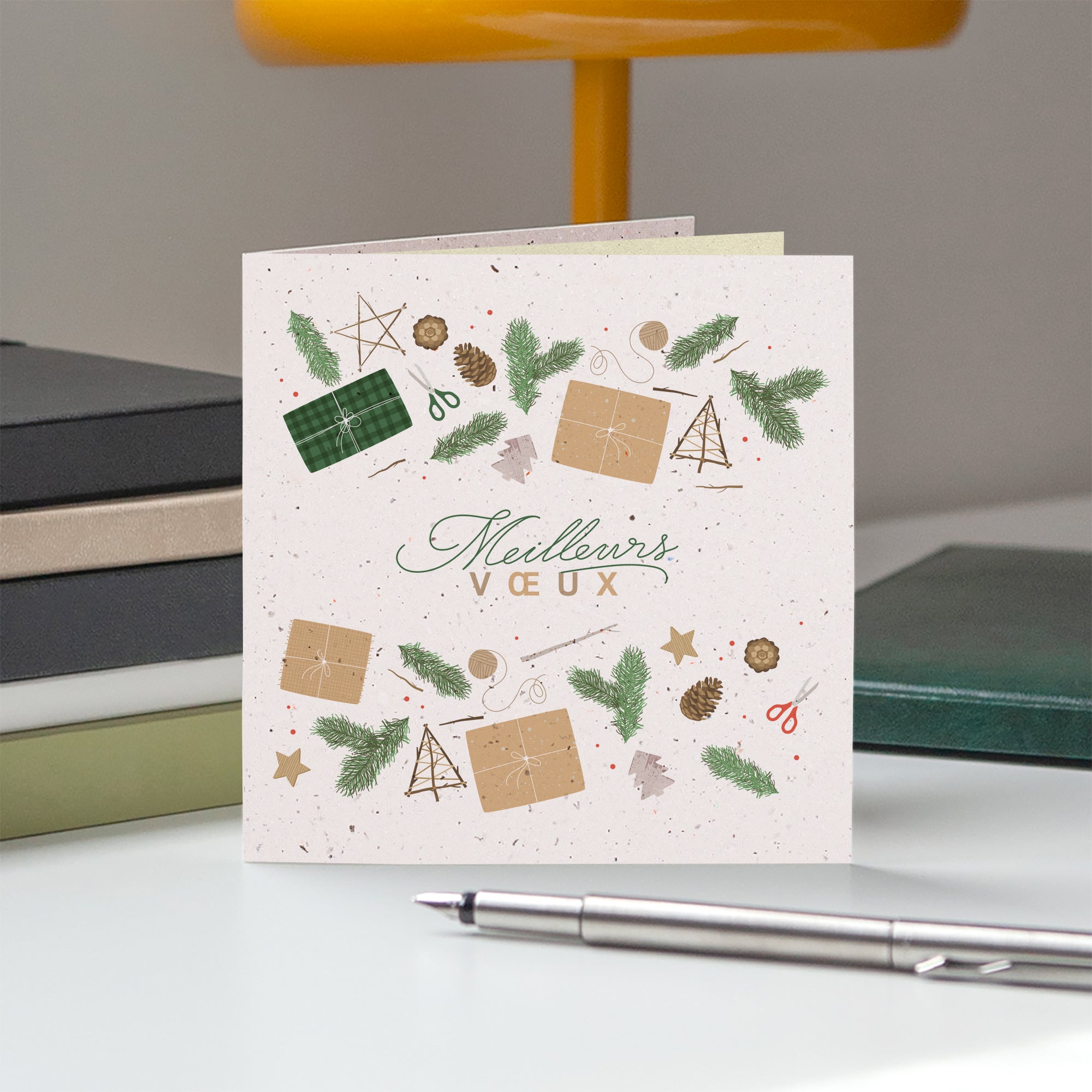 Déco noël | Vœux professionnels • Carte de voeux • À planter pliable photo N° 5