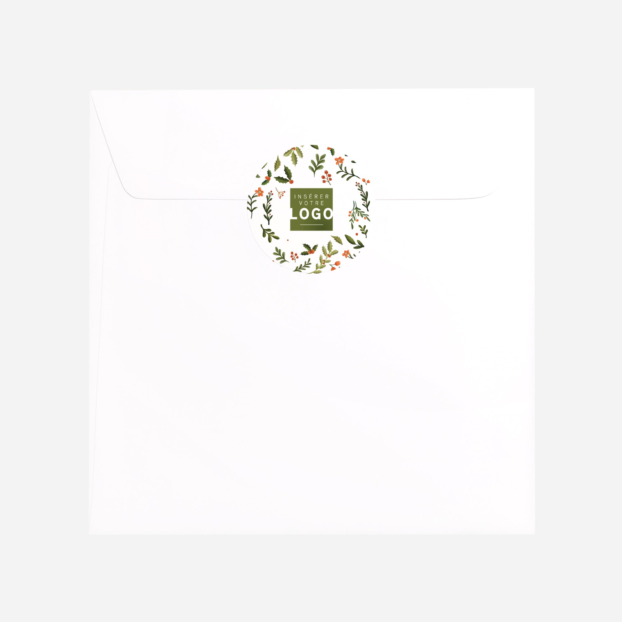 Houx | Vœux professionnels • Sticker • Rond photo N° 3