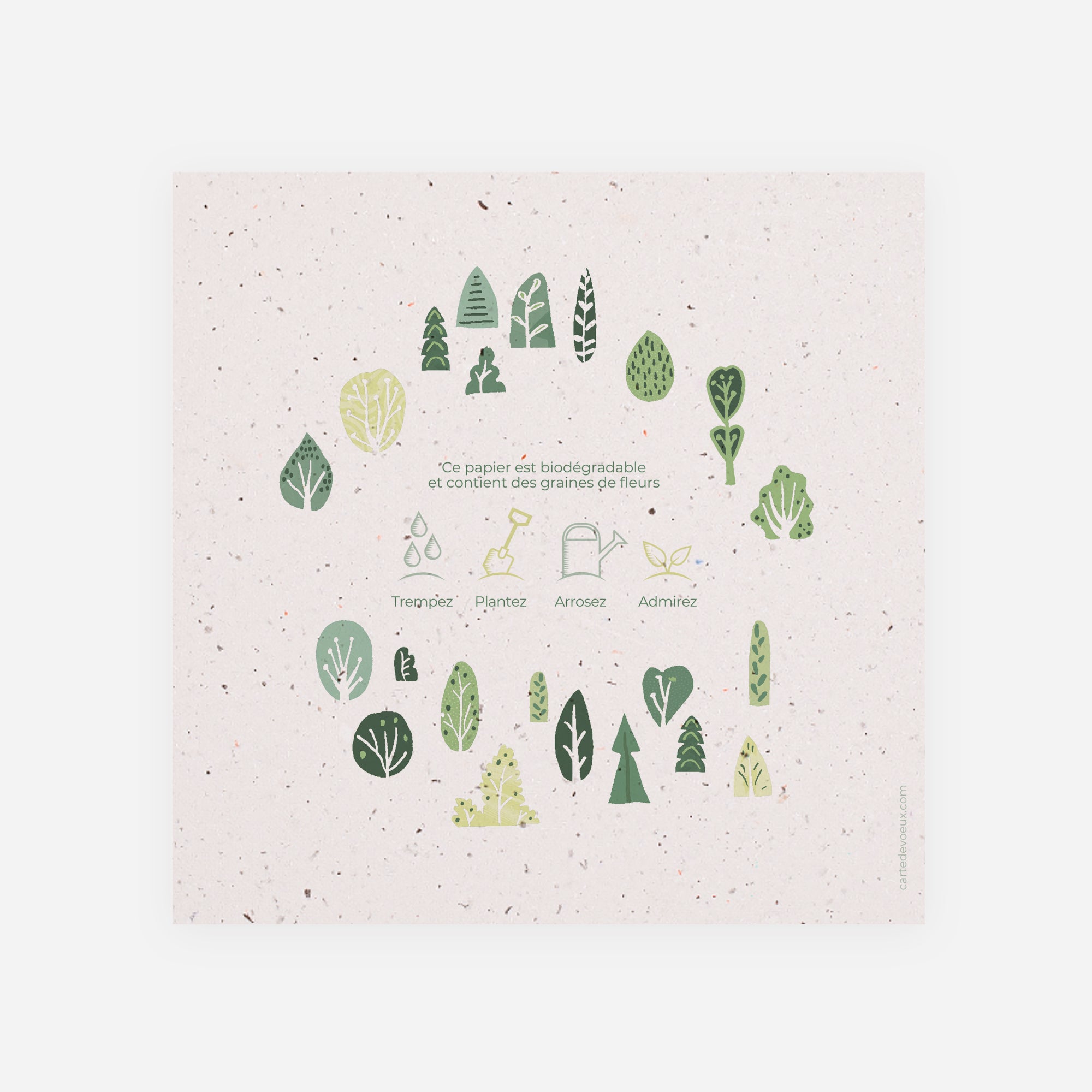 Multi trees | Vœux professionnels • Carte de voeux • ${format} photo N° 3