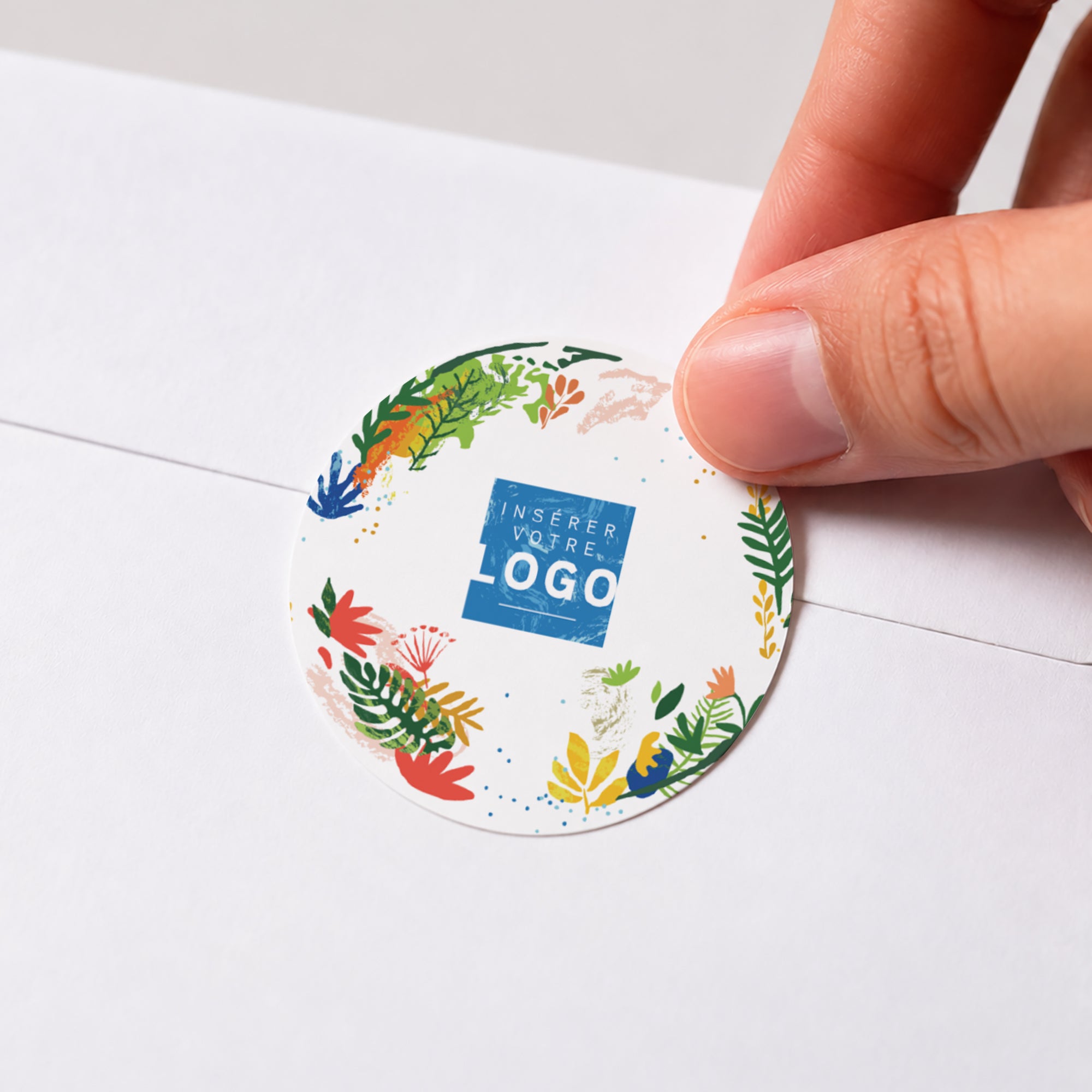 Planet | Vœux professionnels • Sticker • Rond photo N° 1