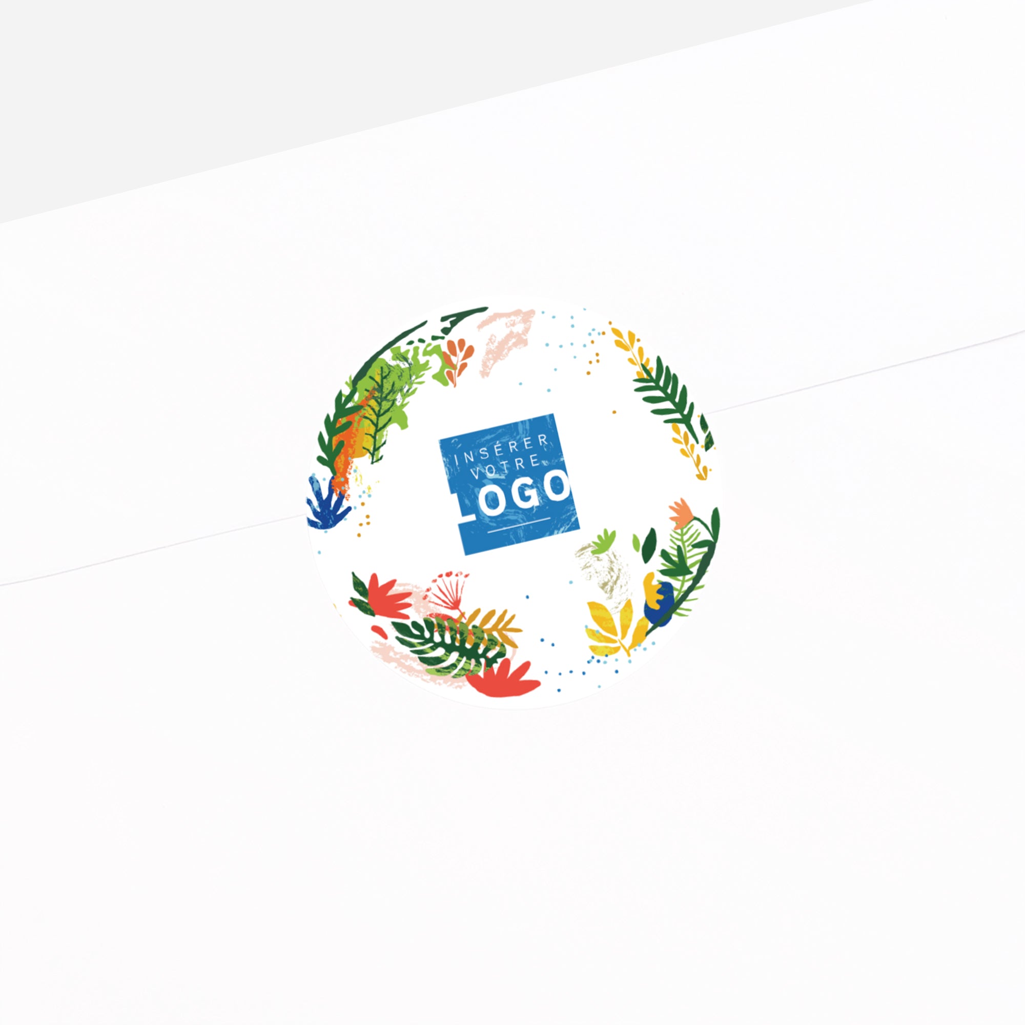 Planet | Vœux professionnels • Sticker • Rond photo N° 2