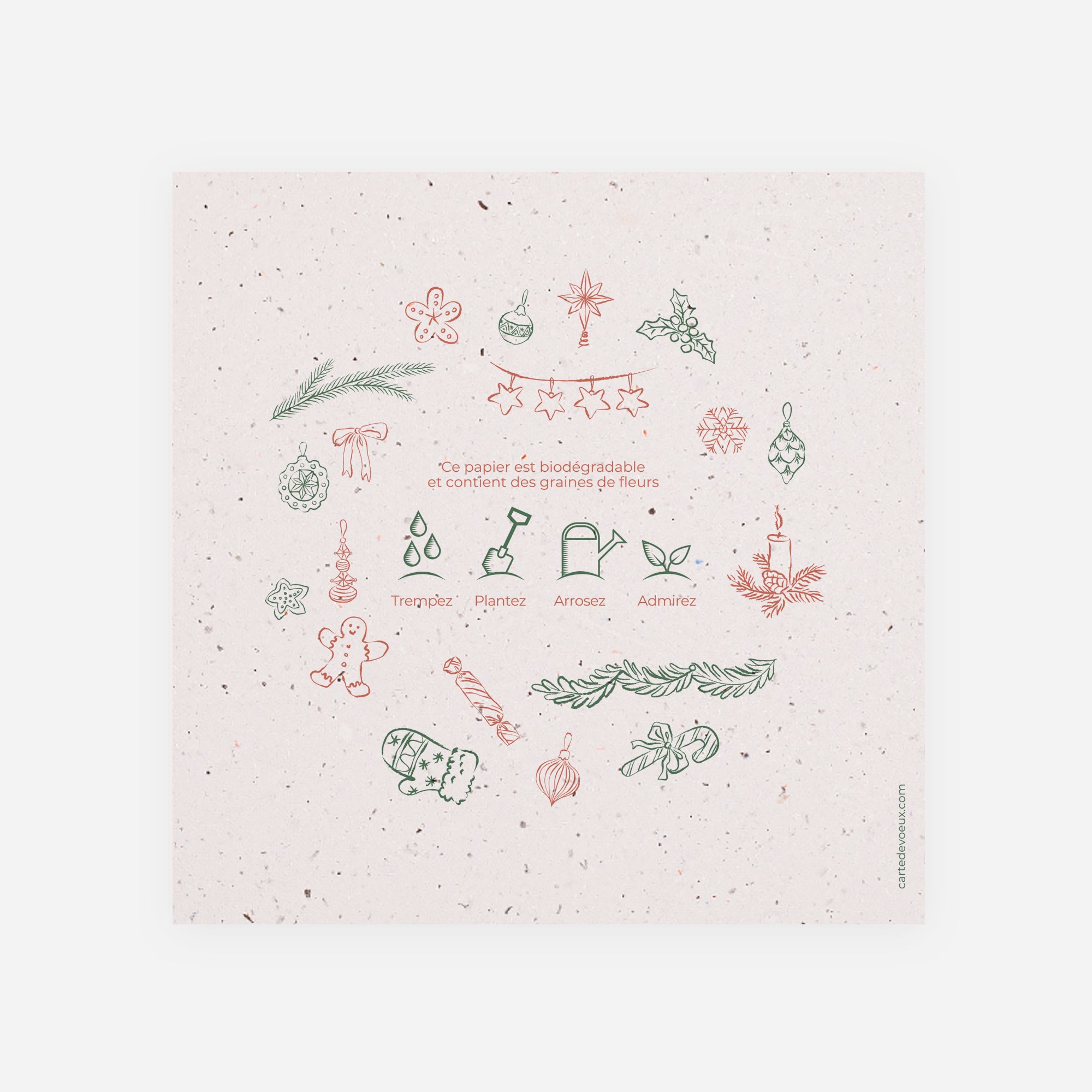 Xmas Elements | Vœux professionnels • Carte de voeux • Intercalaire simple photo N° 3
