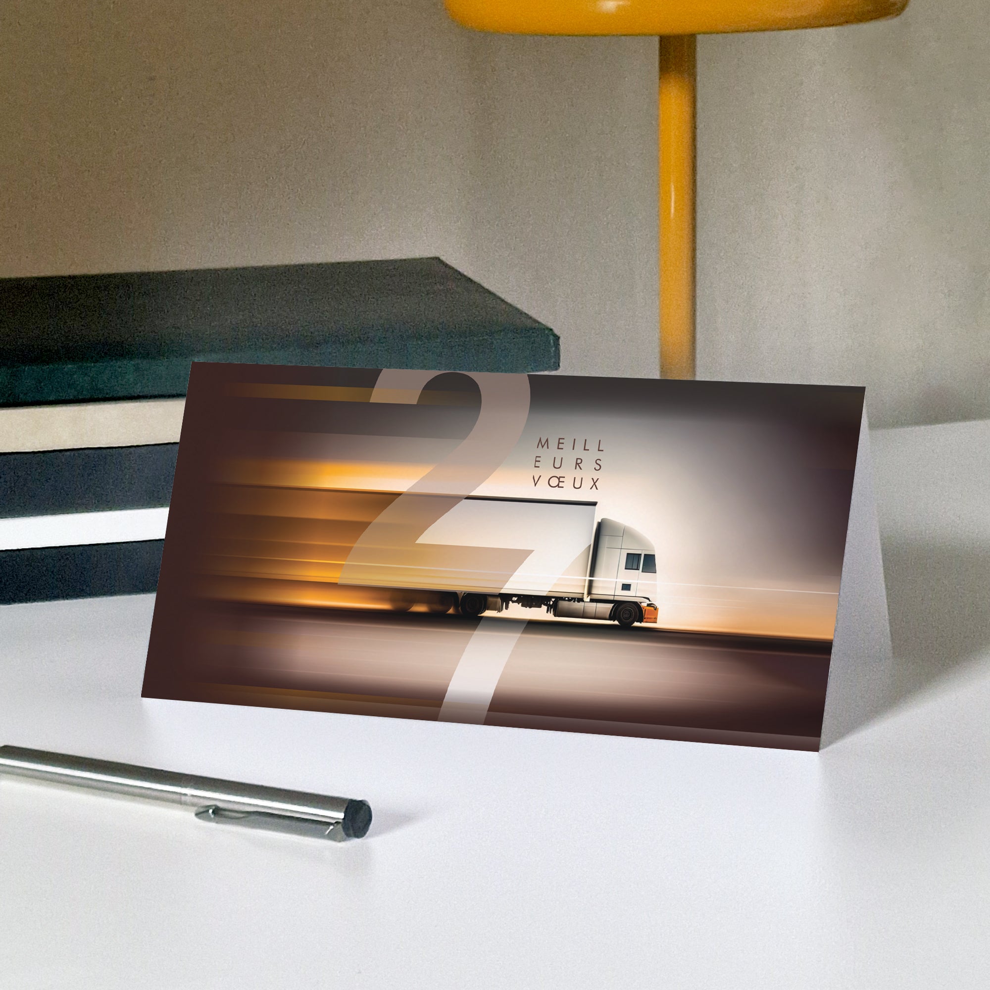 L'Excellence en Mouvement | Vœux professionnels • Carte de voeux • Rectangle double photo N° 5