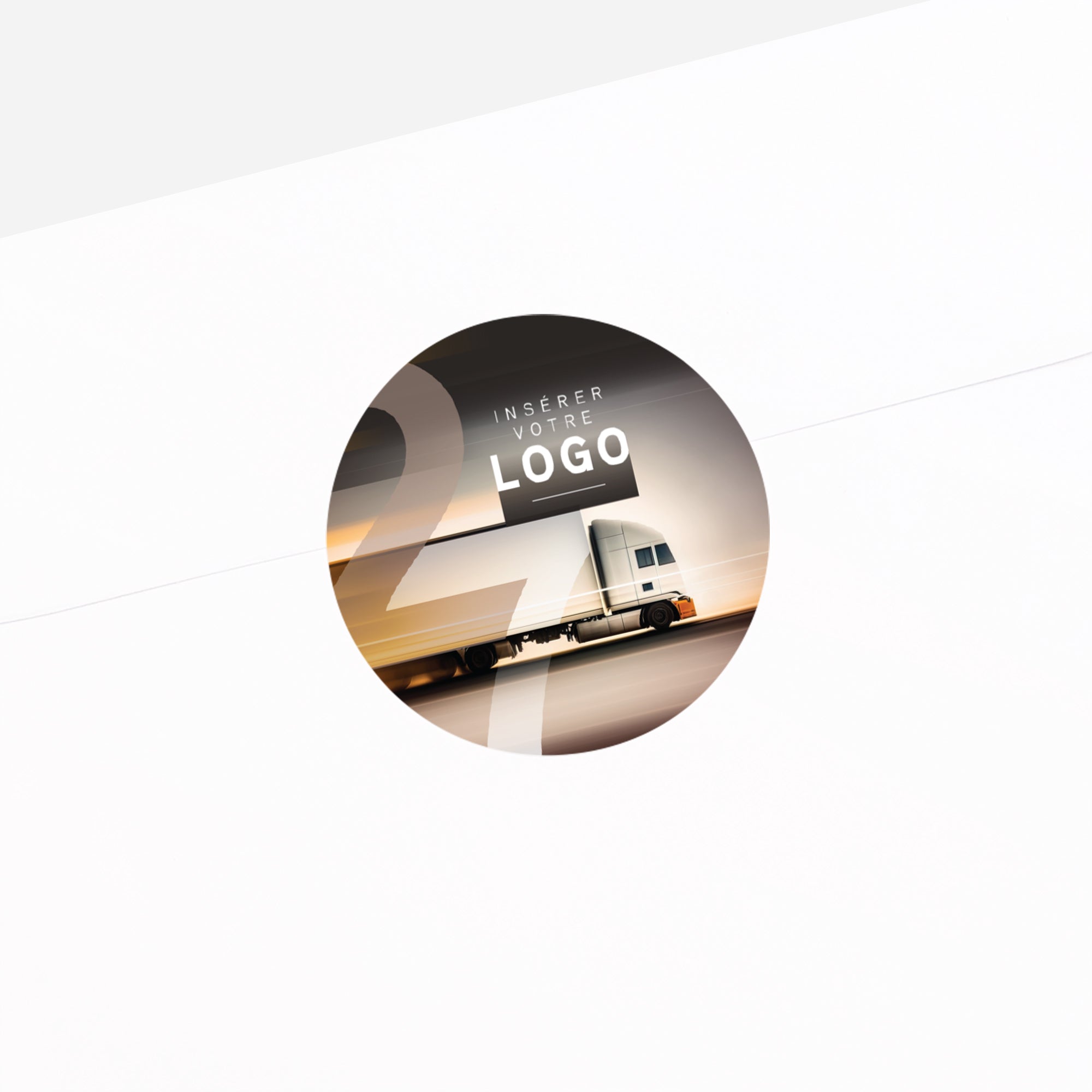 L'Excellence en Mouvement | Vœux professionnels • Sticker • Rond photo N° 2