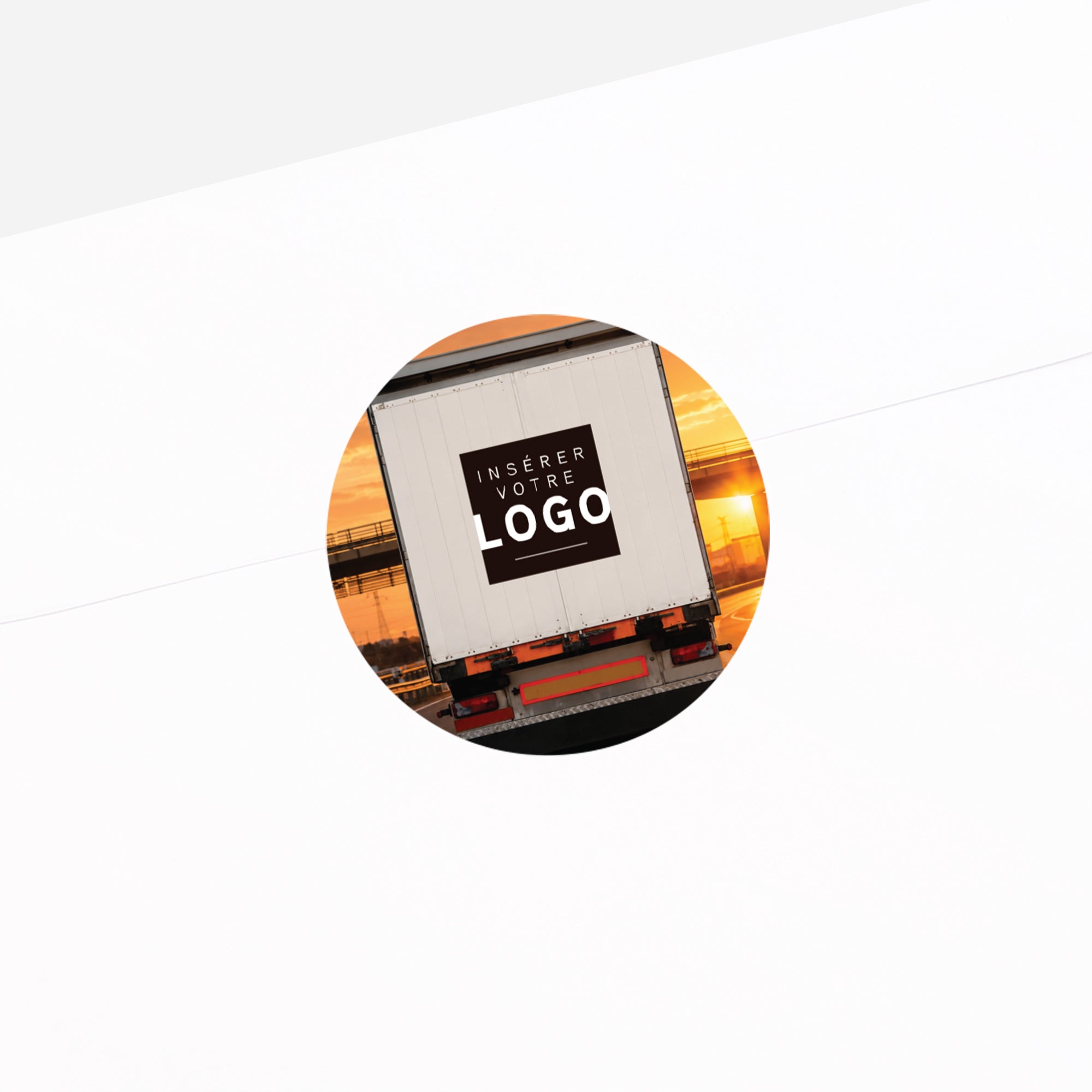 En Route vers Demain | Vœux professionnels • Sticker • Rond photo N° 2