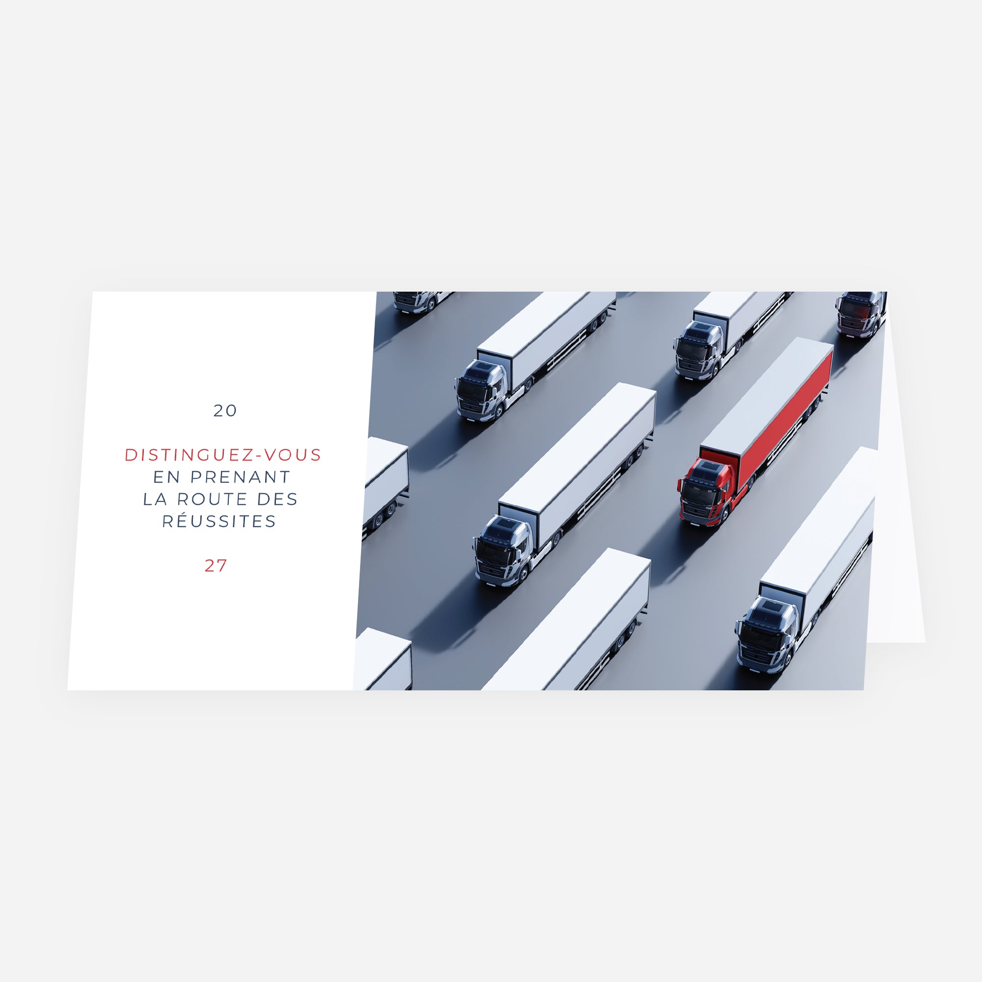 Trajectoires d'Exception | Vœux professionnels • Carte de voeux • Rectangle double photo N° 1