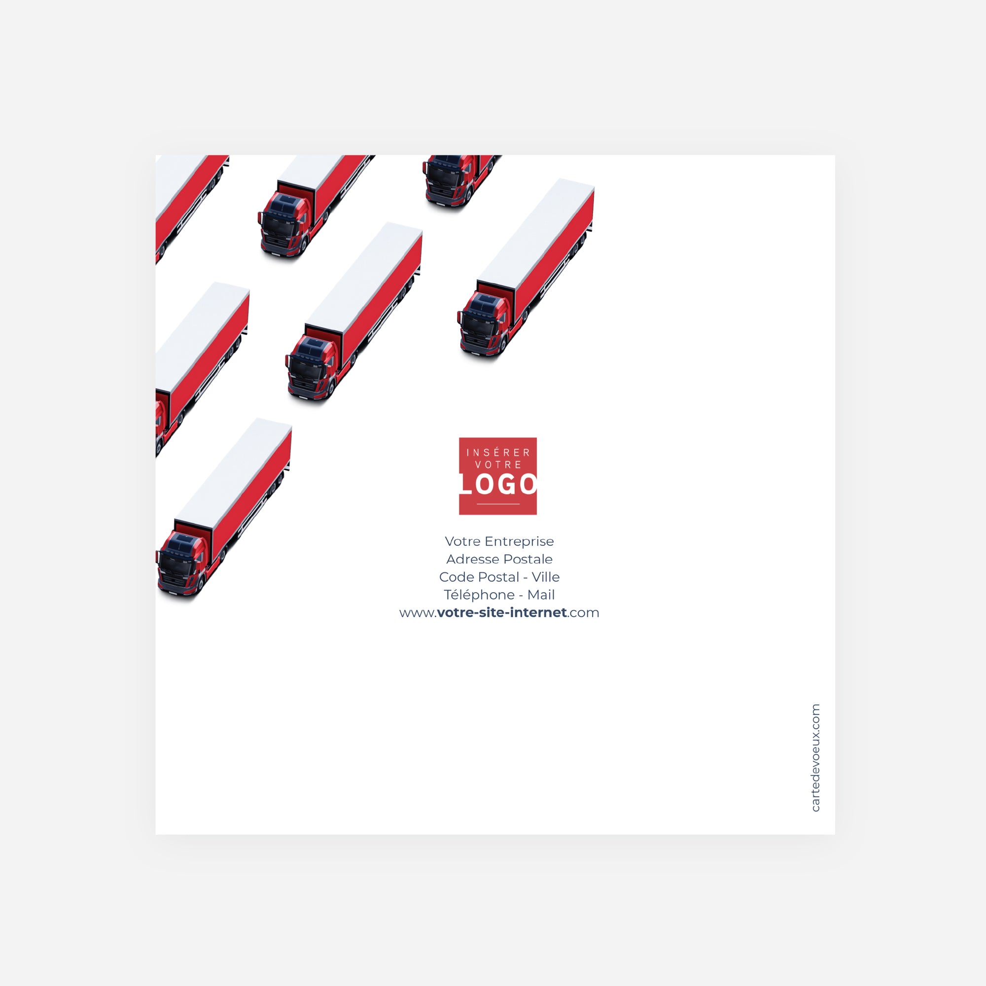 Trajectoires d'Exception | Vœux professionnels • Carte de voeux • Carré double photo N° 3