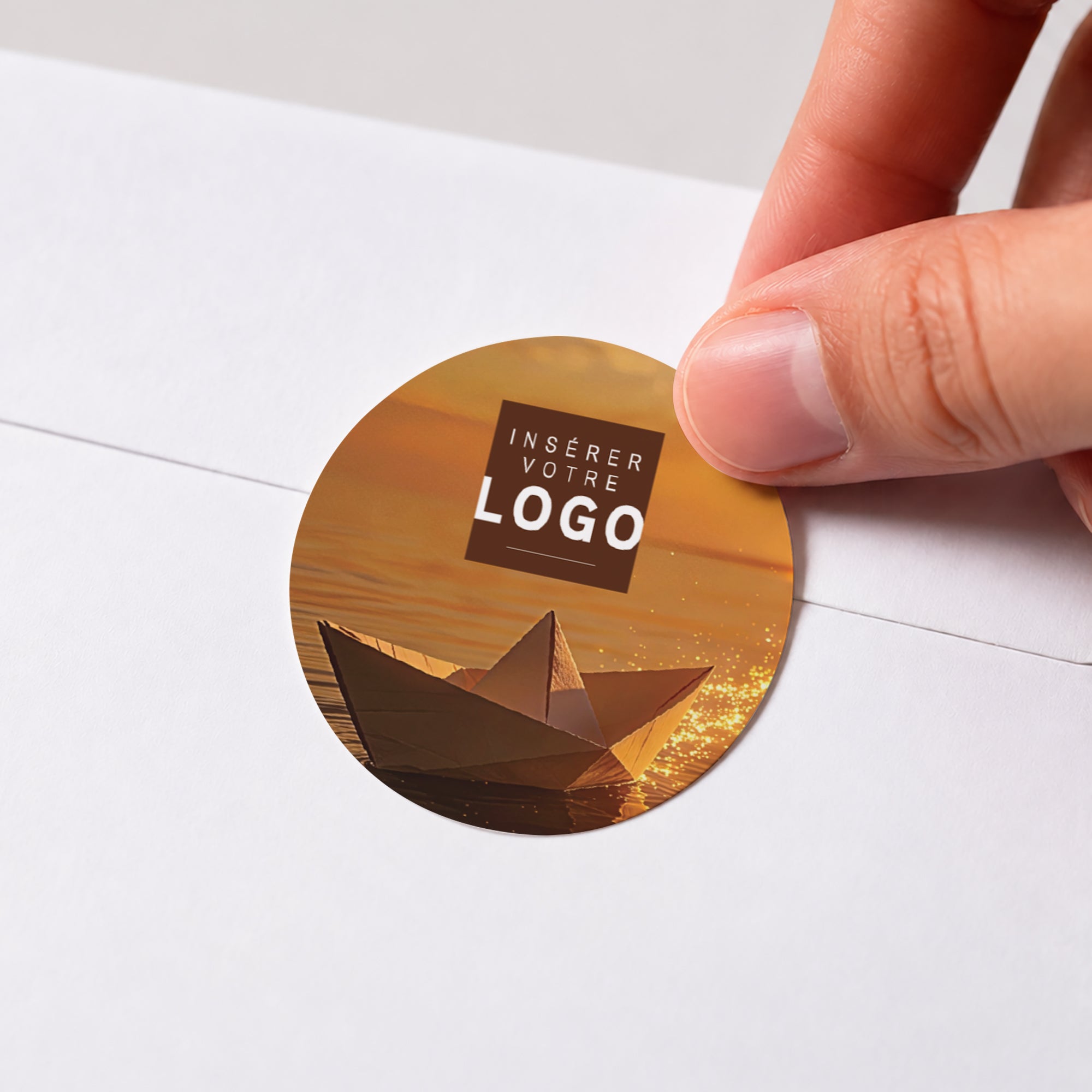 Cap sur la Réussite | Vœux professionnels • Sticker • Rond photo N° 1