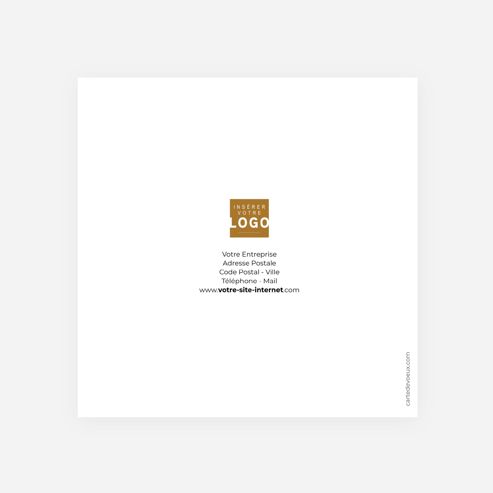 L'Arbre des Réussites | Vœux professionnels • Carte de voeux • Carrée pliable photo N° 3