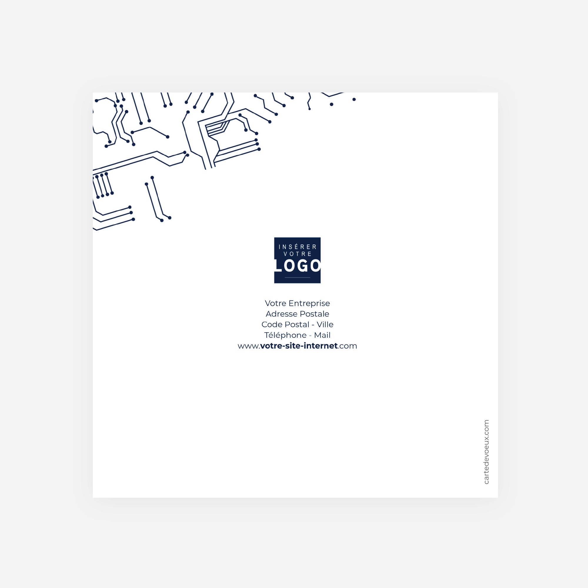 Réinventer les Possibles | Vœux professionnels • Carte de voeux • Carrée pliable photo N° 3