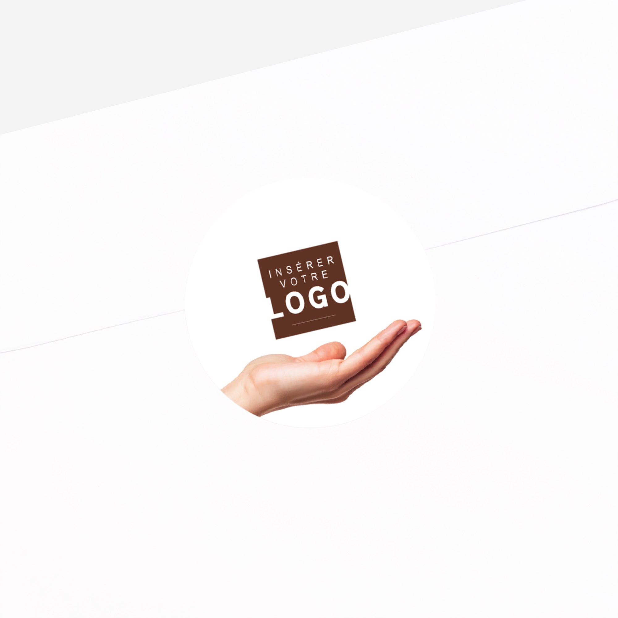 Au Cœur de l'Humain | Vœux professionnels • Sticker • Rond photo N° 2