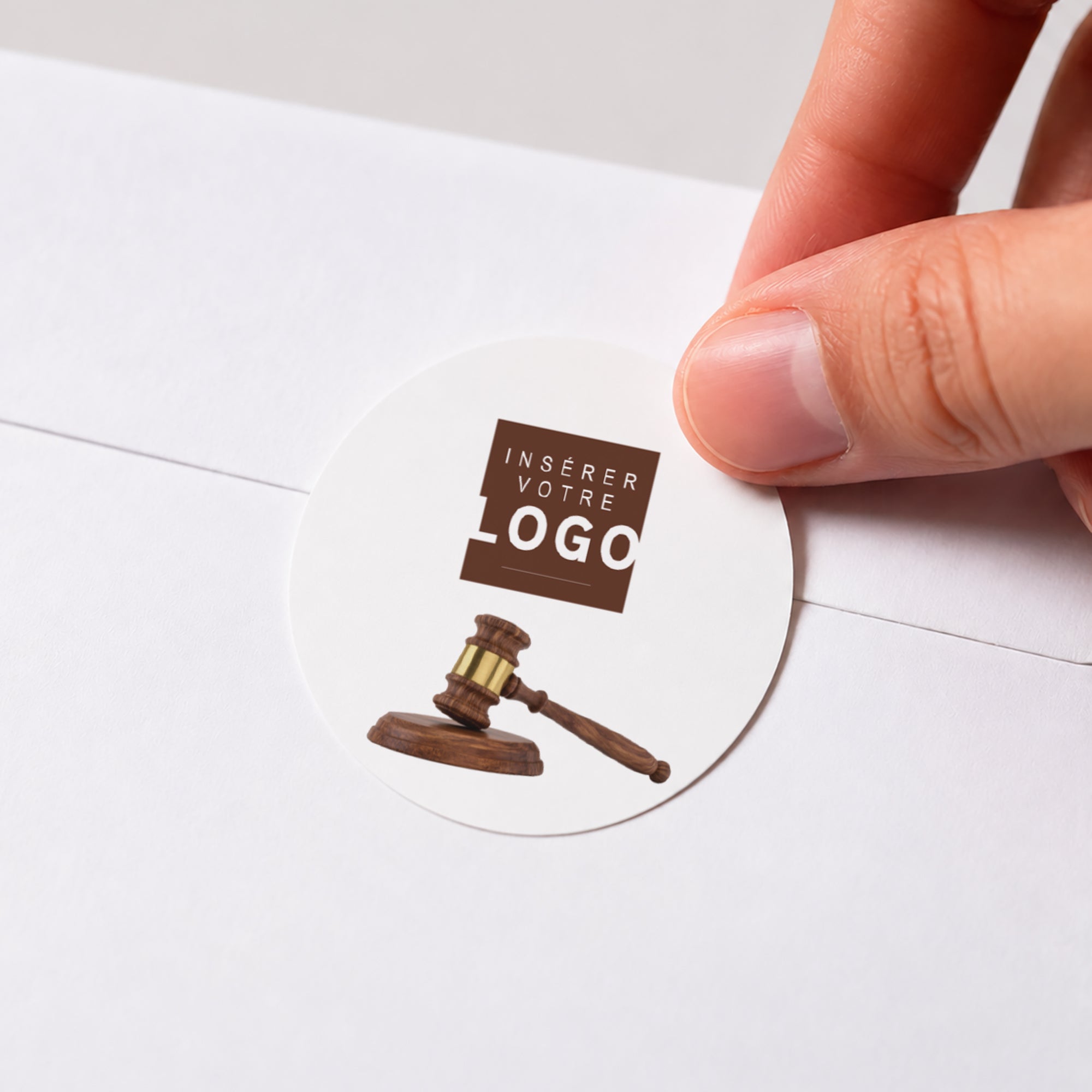 Le Juste Équilibre | Vœux professionnels • Sticker • Rond photo N° 1