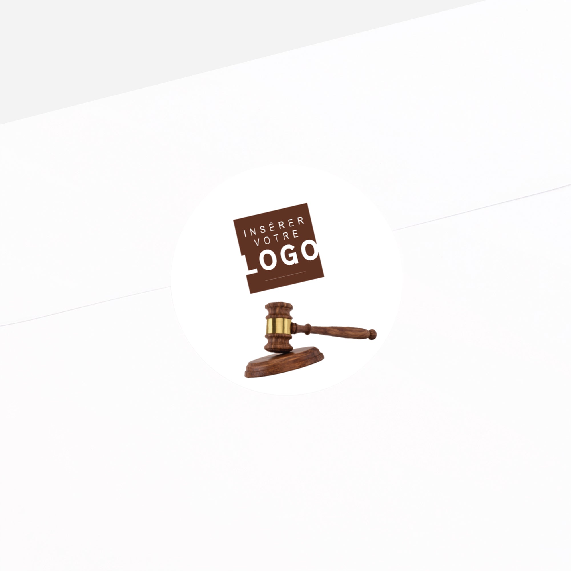 Le Juste Équilibre | Vœux professionnels • Sticker • Rond photo N° 2