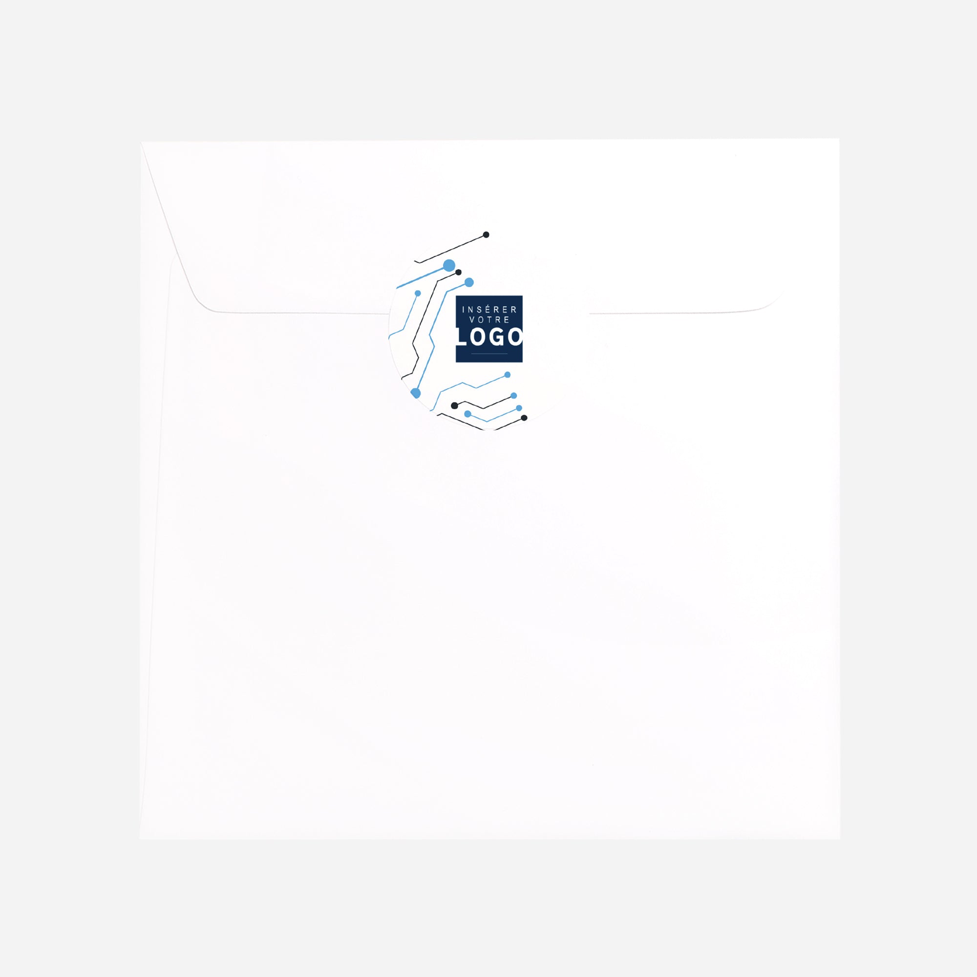 L'Avenir Connecté | Vœux professionnels • Sticker • Rond photo N° 3