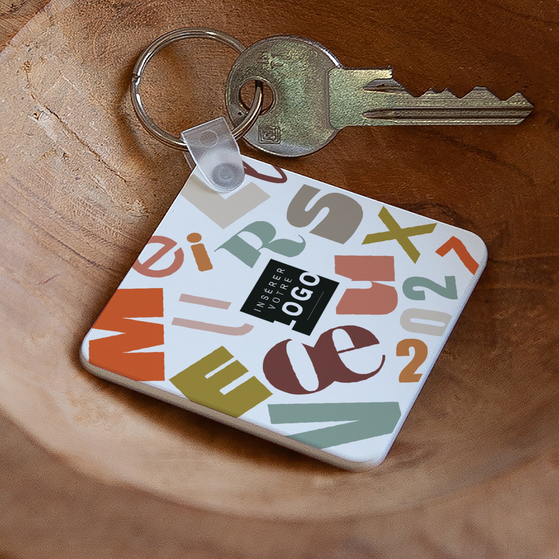 Regards Créatifs | Vœux professionnels • Porte-clés • Carré photo N° 1