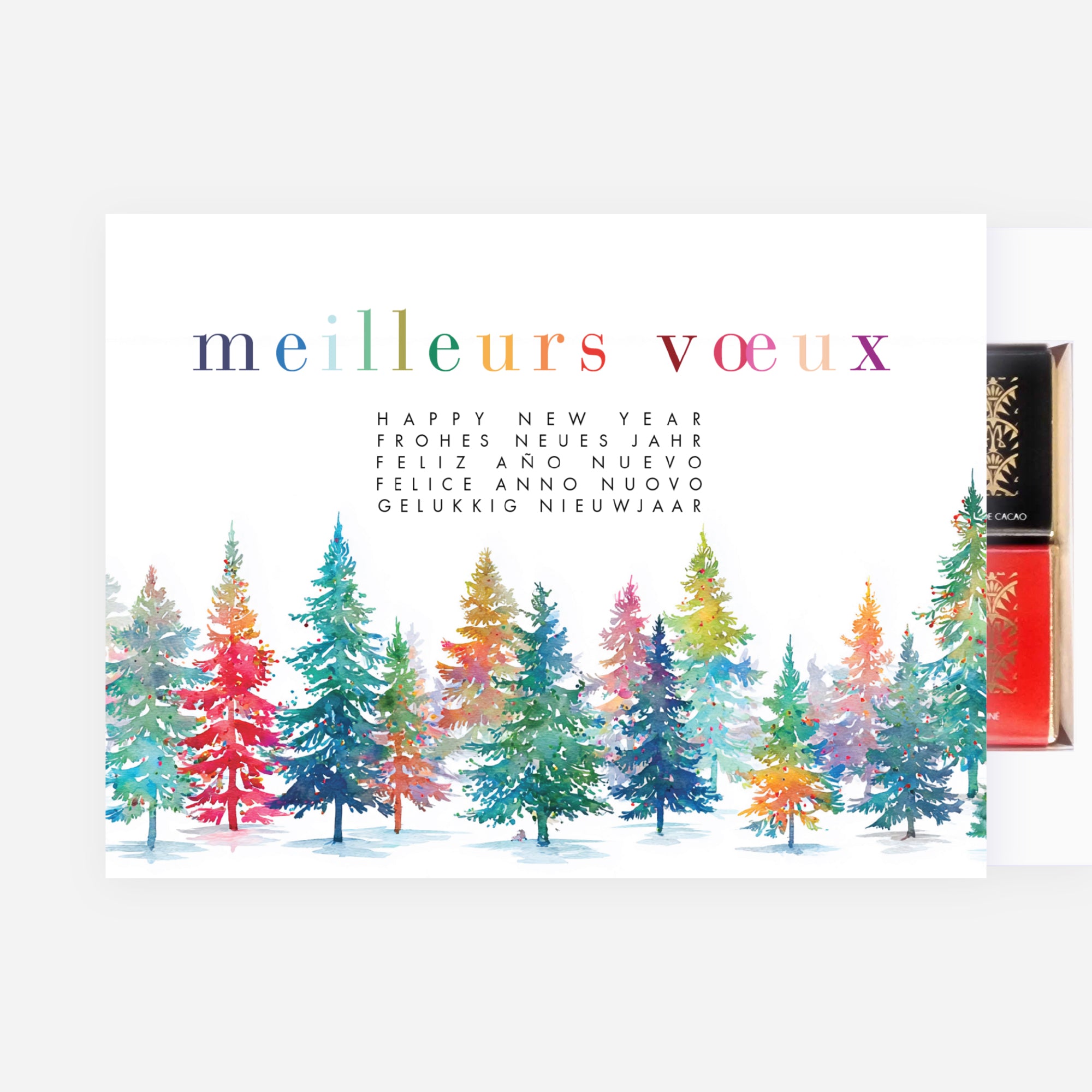 Éclats de Forêt | Vœux professionnels • Boite chocolat personnalisée • Chocolats Maxim's photo N° 2